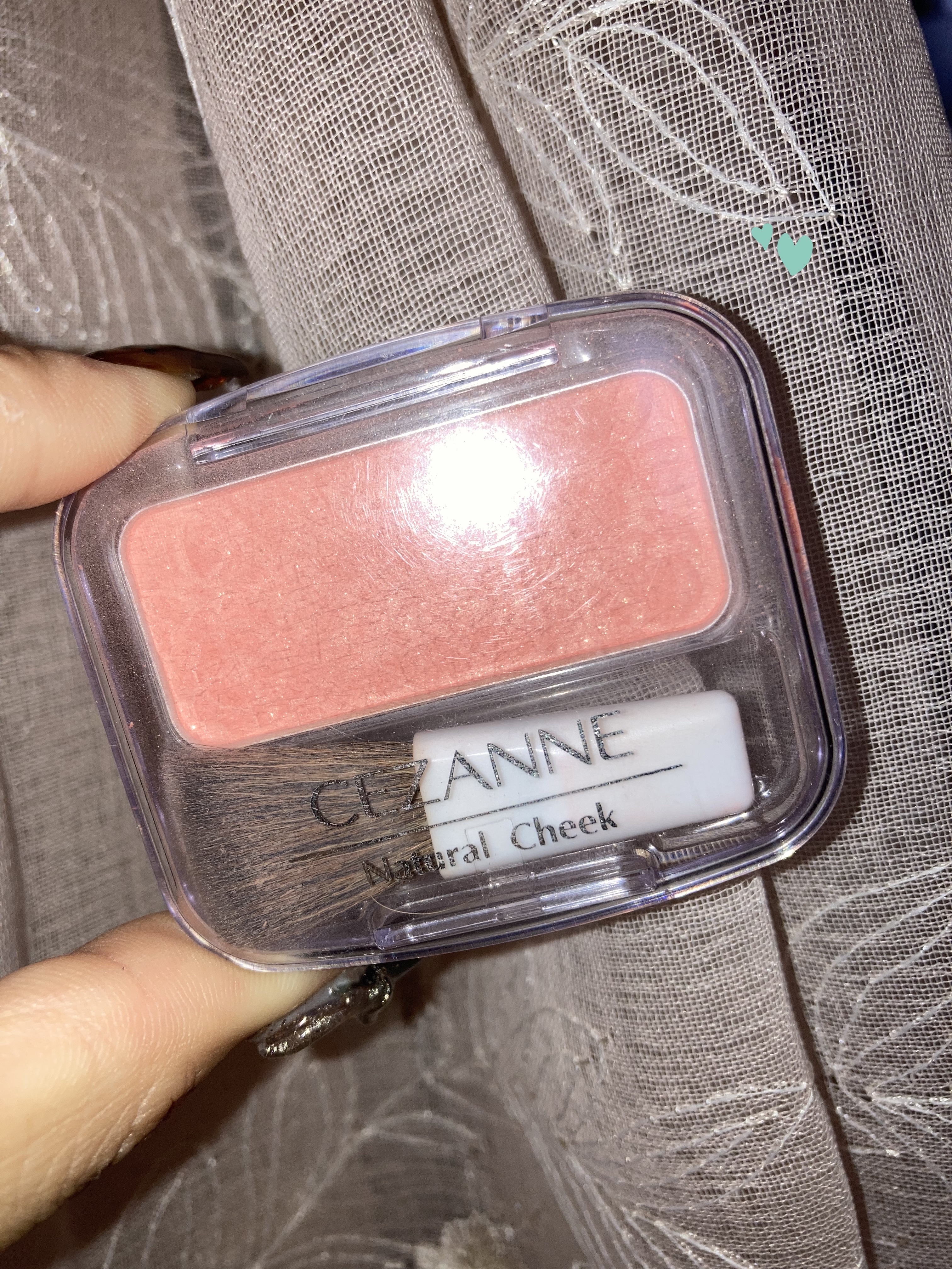 ナチュラル チークN/CEZANNE/パウダーチークを使ったクチコミ（1枚目）