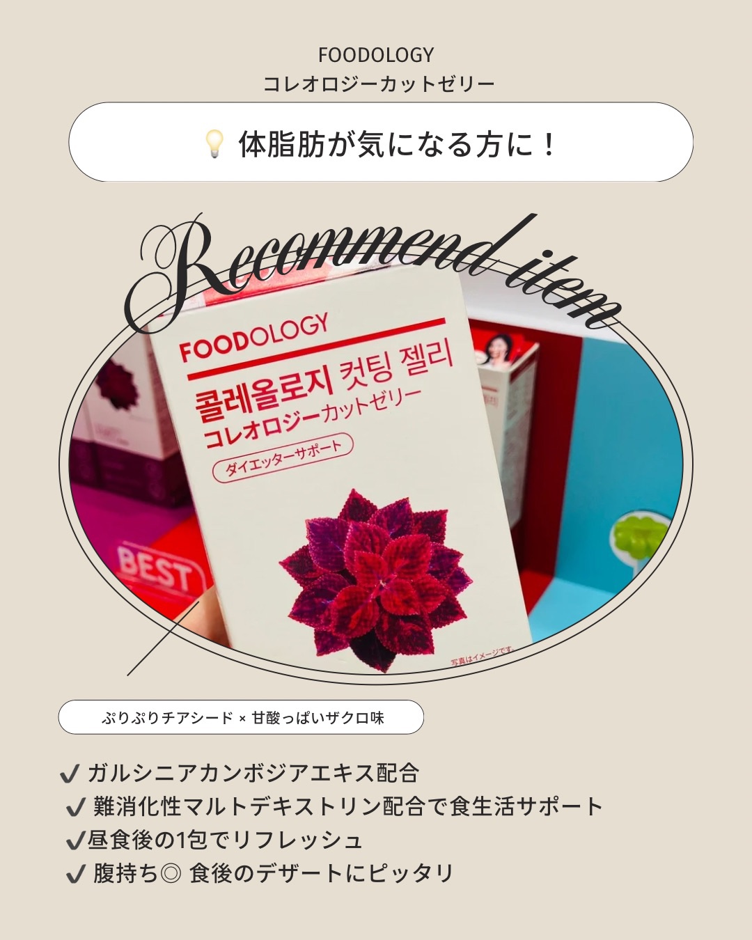 コレオロジーカットゼリー/FOODOLOGY/食品を使ったクチコミ（2枚目）