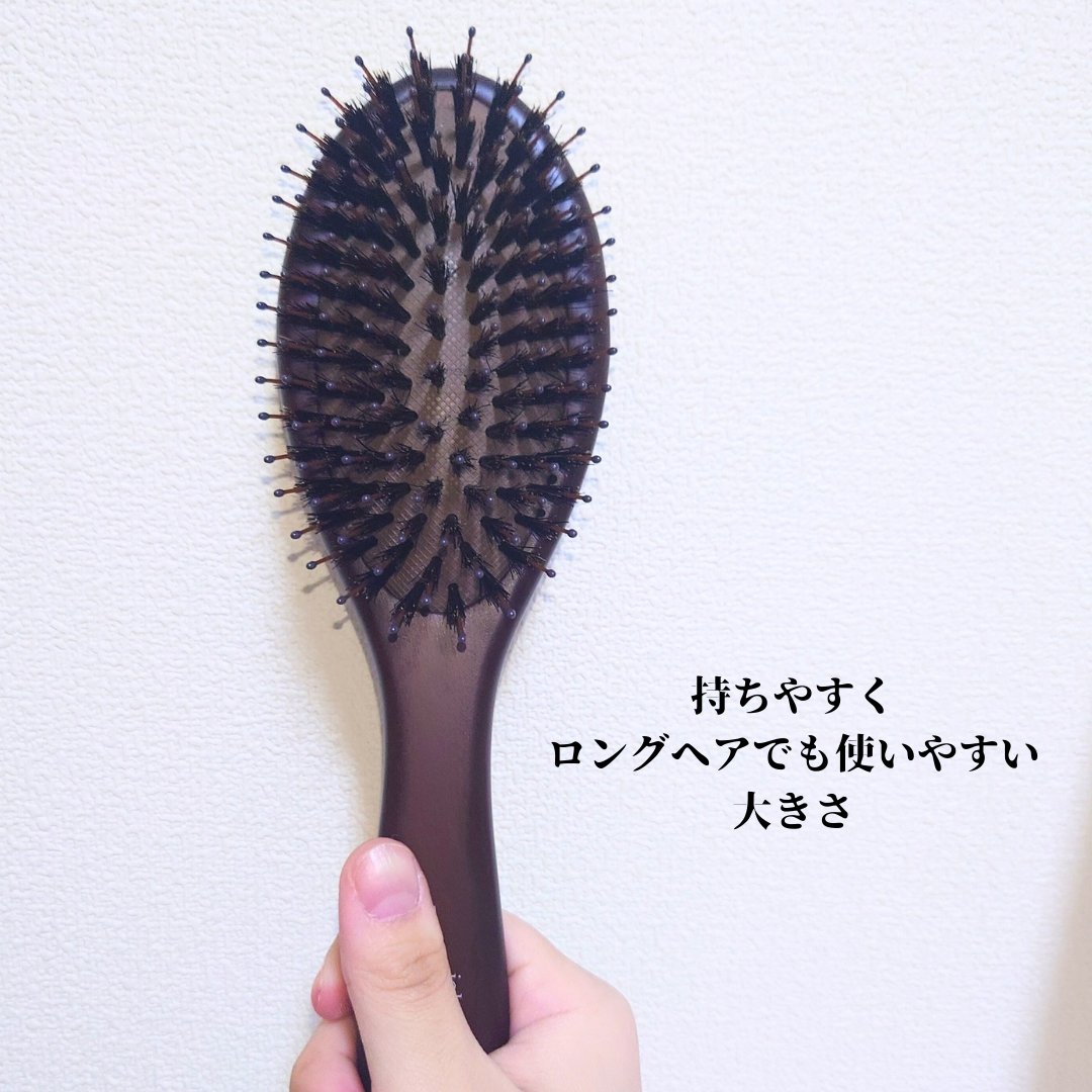 コンボパドルブラシ/john masters organics/ヘアブラシを使ったクチコミ（3枚目）