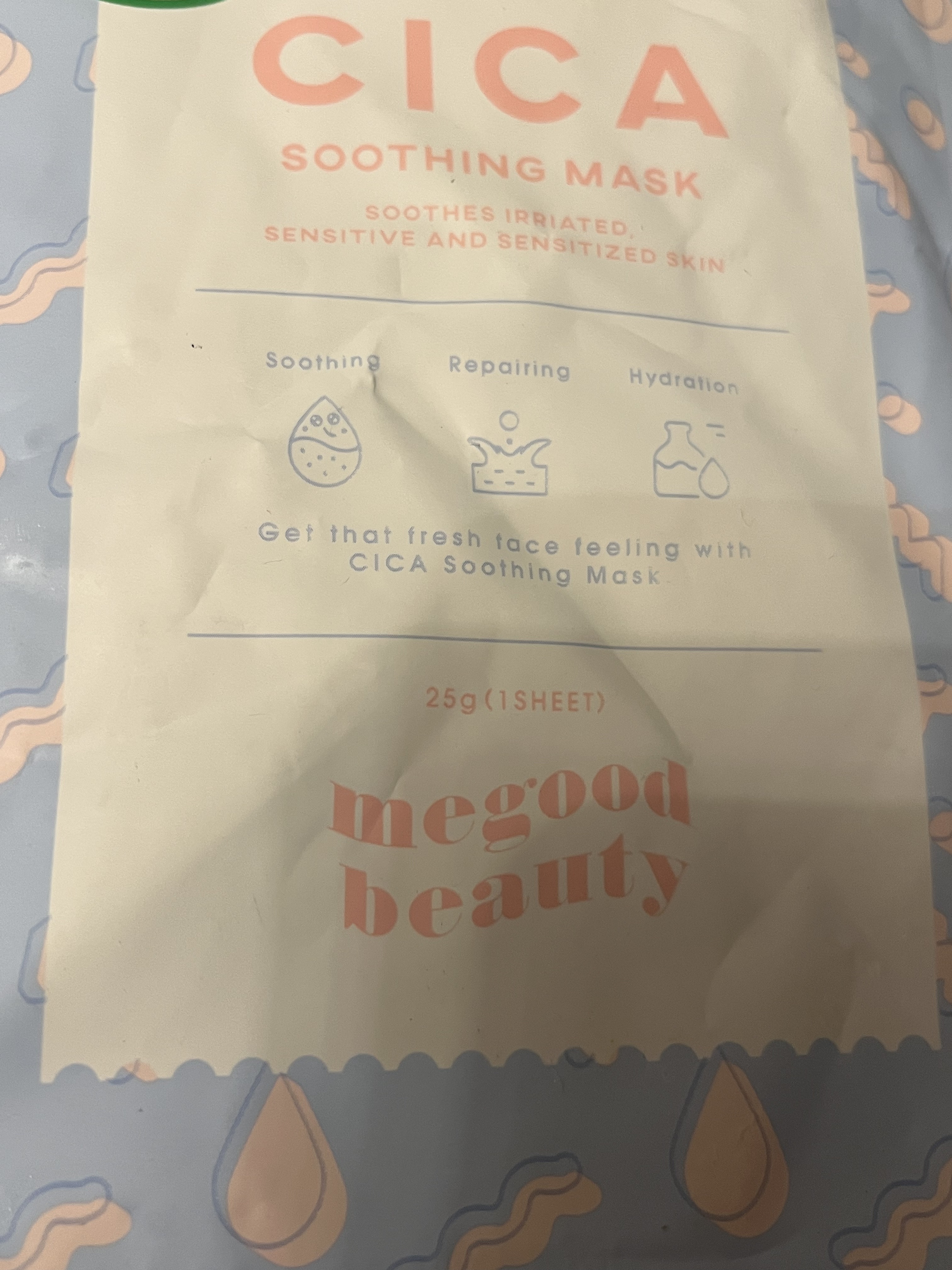 シカ スムージング マスク 1枚/MEGOOD BEAUTY/シートマスク・パックを使ったクチコミ（1枚目）