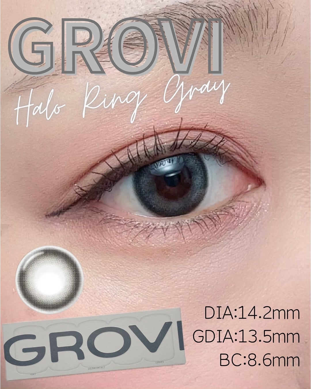 GROVI 1day/GROVI/ワンデー(1DAY)カラコンを使ったクチコミ(1枚目)