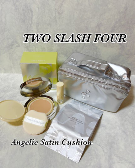 エンジェリックサテンクッション/TWO SLASH FOUR/クッションファンデーションを使ったクチコミ(1枚目)