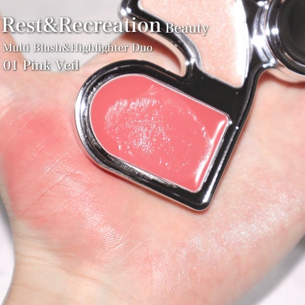 マルチブラッシュアンドハイライターデュオ/Rest & Recreation BEAUTY/ジェル・クリームチークを使ったクチコミ(5枚目)