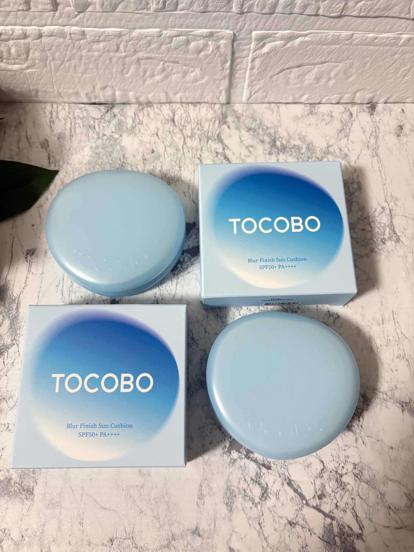 ブラーフィニッシュサンクッション/TOCOBO/日焼け止めパウダーを使ったクチコミ(1枚目)