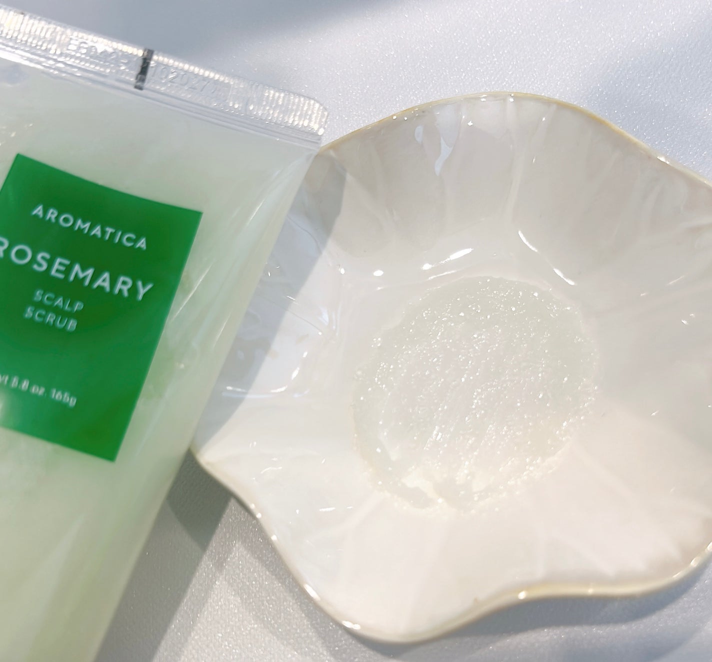 ローズマリー スカルプ スクラブ/AROMATICA/ヘッドスクラブを使ったクチコミ(5枚目)