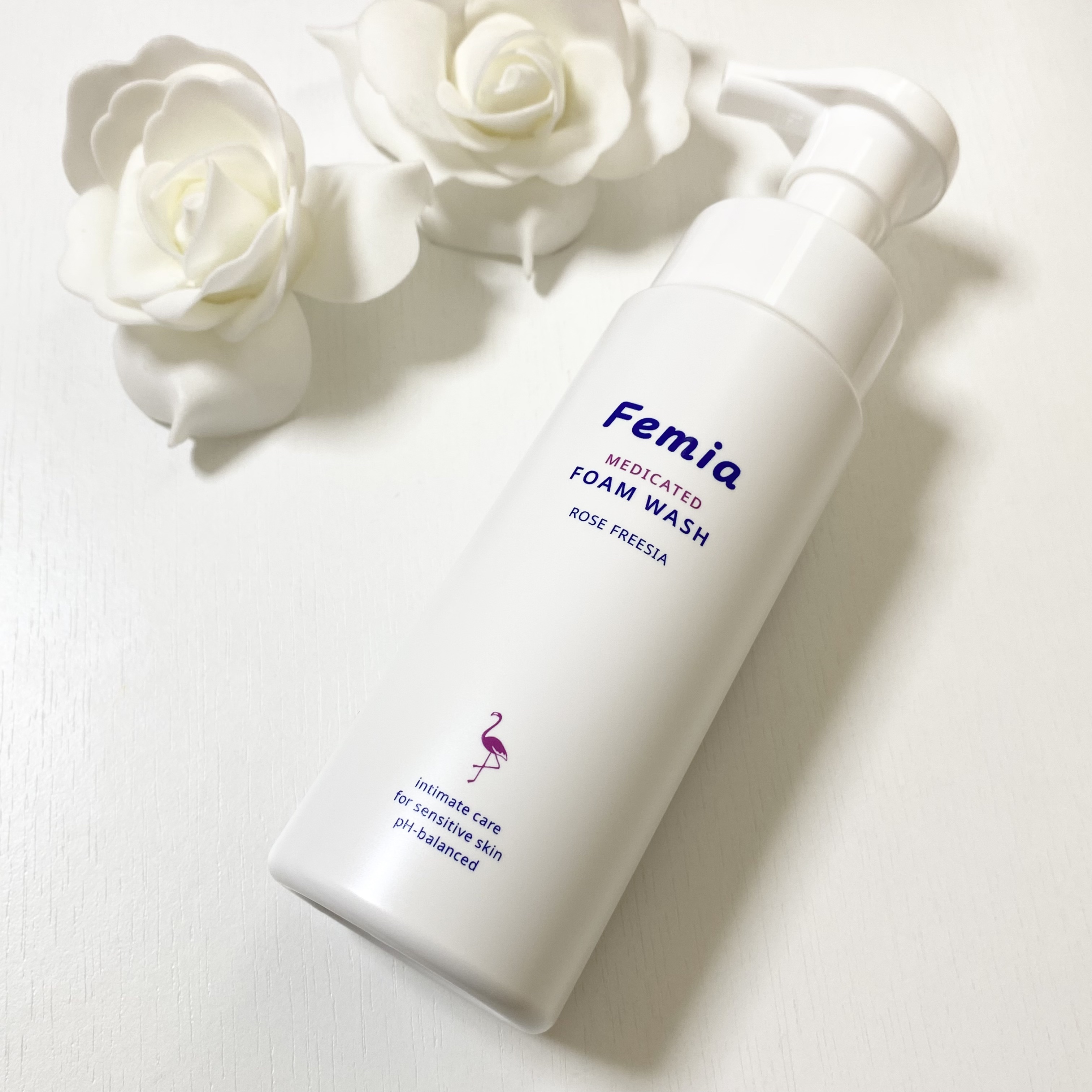 薬用泡ウォッシュ　ローズとフリージアの香り /Femia/デリケートゾーンケアを使ったクチコミ（1枚目）