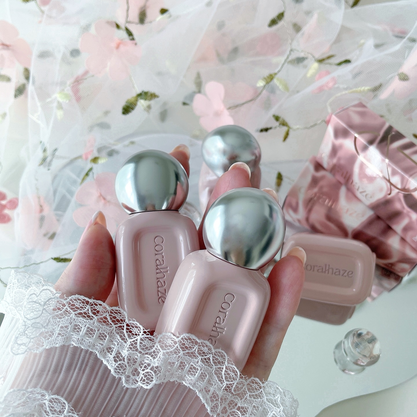 デュー ドロップ ティント/Coralhaze/リップティントを使ったクチコミ（2枚目）