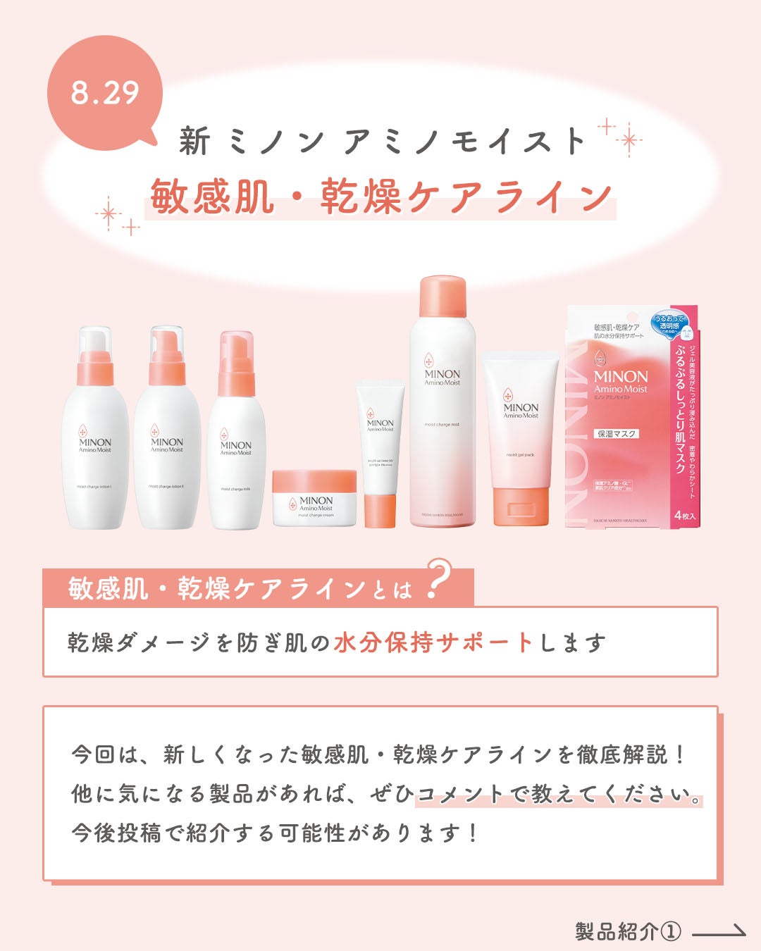 ミノン アミノモイスト モイストチャージ ローション Ⅰ しっとりタイプ/ミノン/化粧水を使ったクチコミ(2枚目)