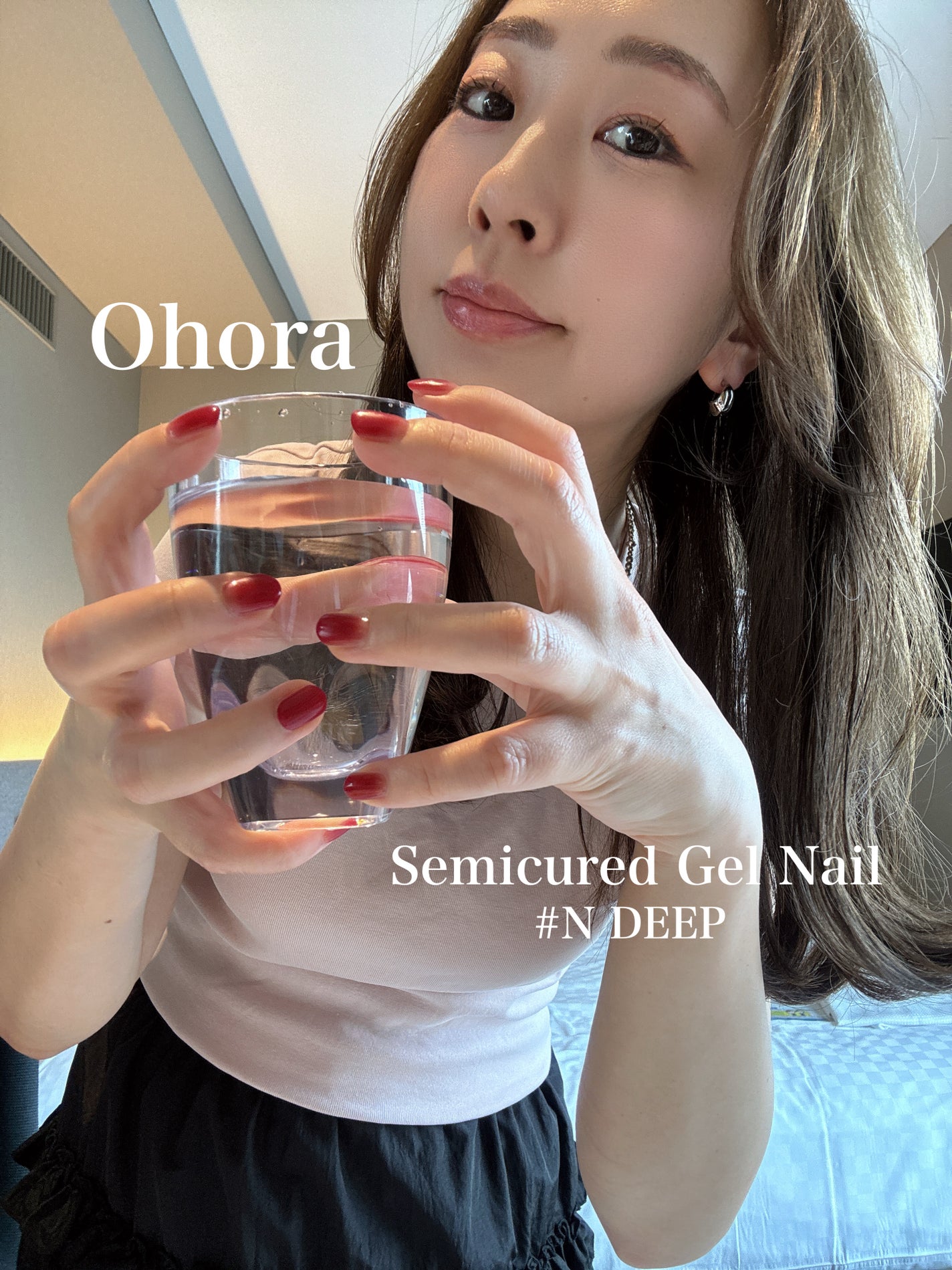 セミキュアジェルネイル(ハンド)/ohora/ネイルシールを使ったクチコミ(1枚目)