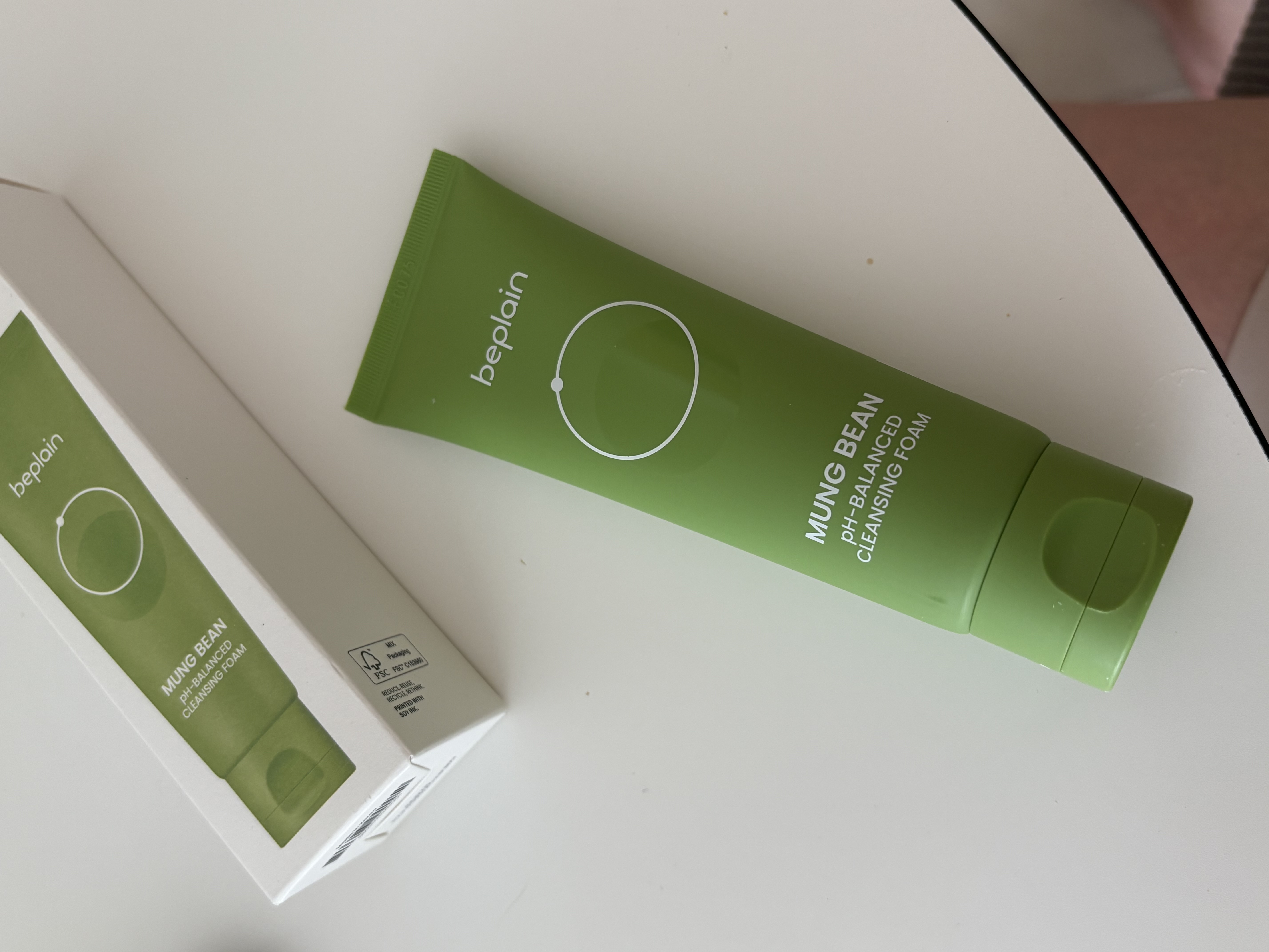 緑豆弱酸性洗顔フォーム/beplain/洗顔フォームを使ったクチコミ（1枚目）