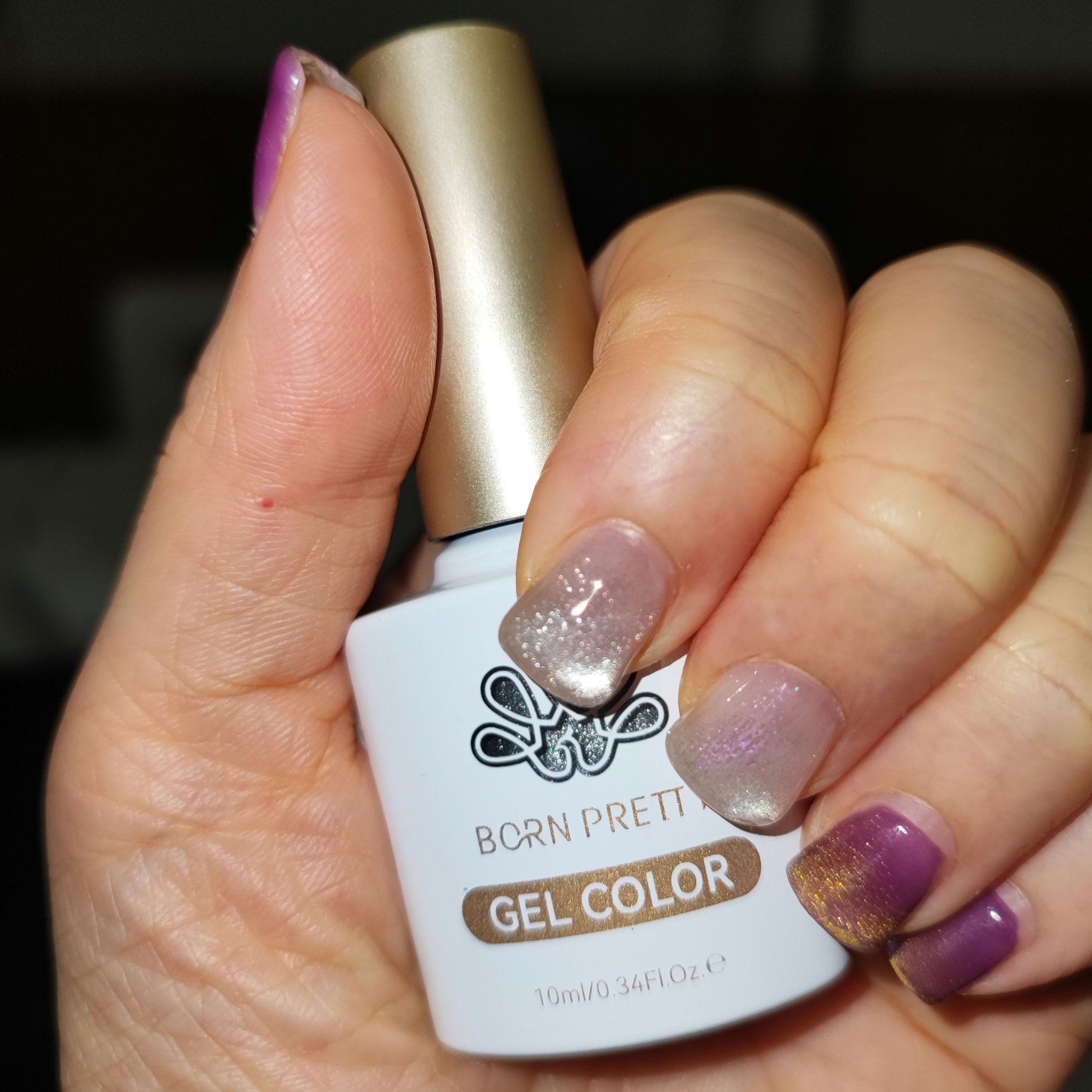 Water Color Magnet Gel/BORN PRETTY/ジェルネイルを使ったクチコミ（1枚目）