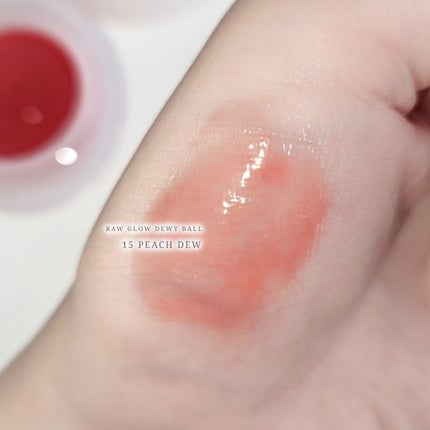 ロウグロウデューイーボール 15 ピーチデュー/hince/リップバームの画像