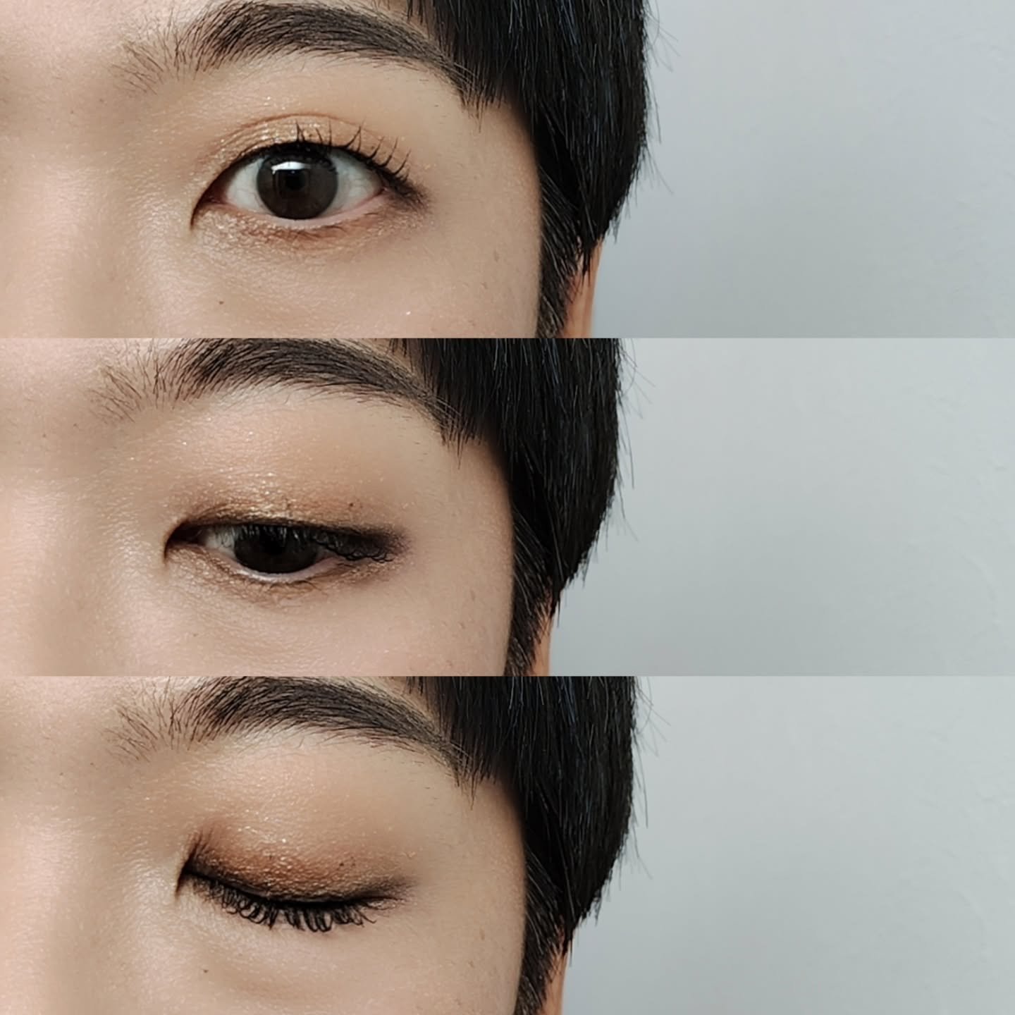 THREE ユナイテッドフルイドアイカラー B01 DREAM TEAM/THREE/リキッドアイシャドウを使ったクチコミ（2枚目）