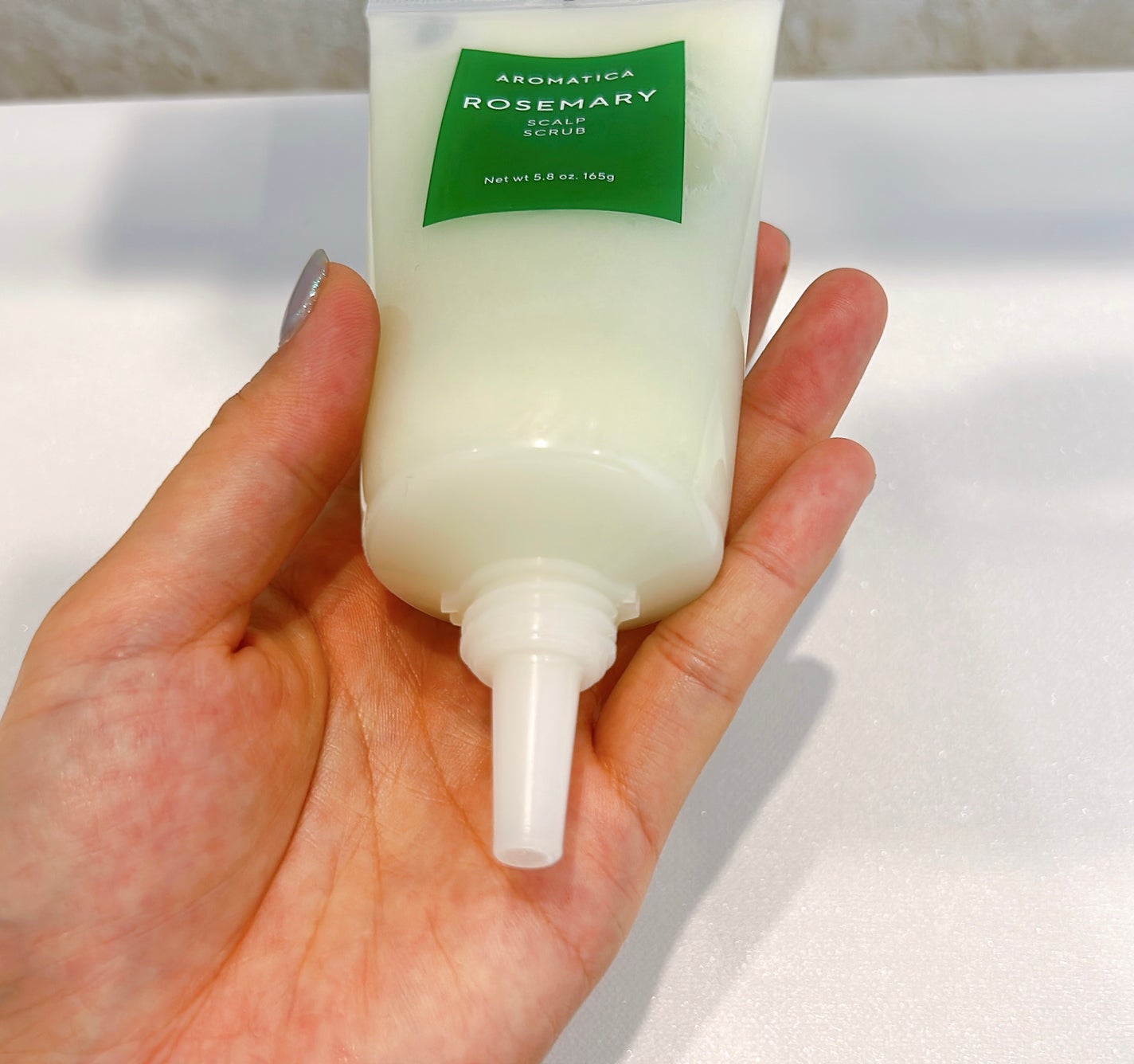 ローズマリー スカルプ スクラブ/AROMATICA/ヘッドスクラブを使ったクチコミ(8枚目)