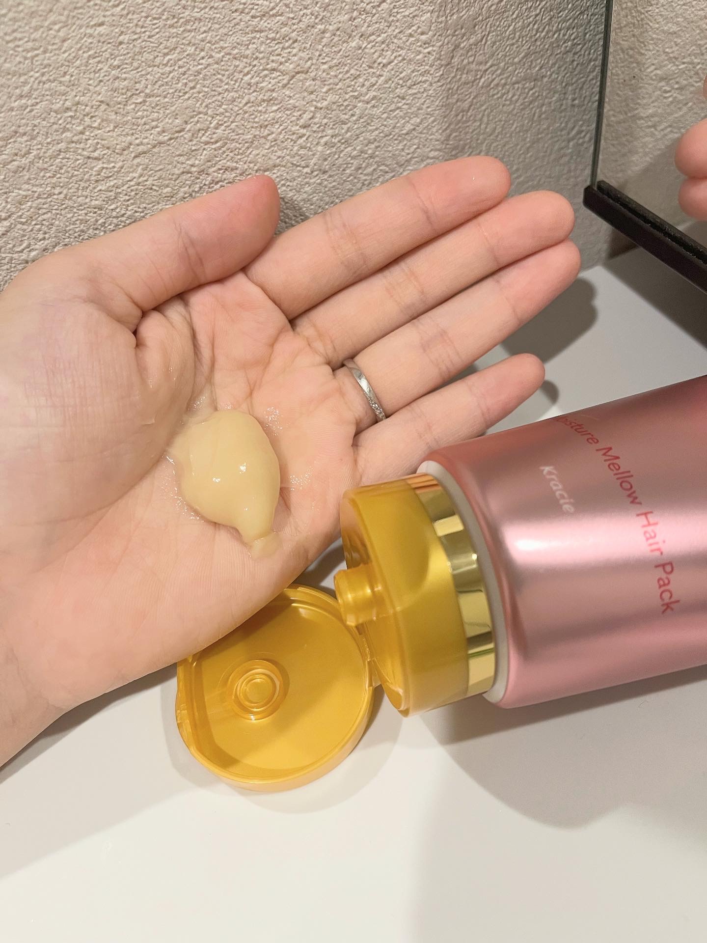 いち髪THE PREMIUMモイスチャーメロウヘアパック/いち髪/ヘアマスク・ヘアパックを使ったクチコミ（3枚目）