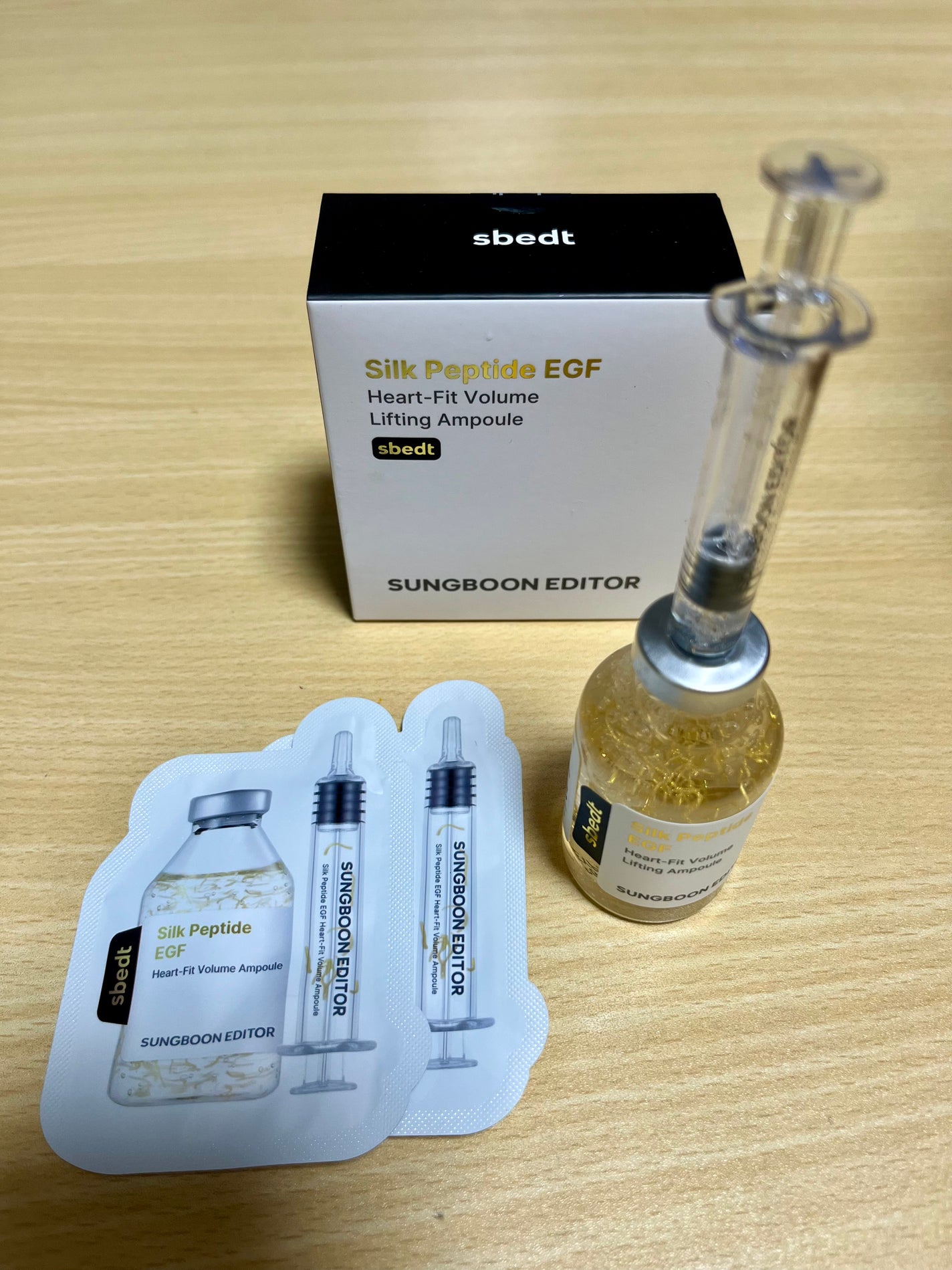シルク ペプチド EGF ハートフィットボリューム リフティング アンプル/SUNGBOON EDITOR(成分エディター)/美容液を使ったクチコミ(2枚目)