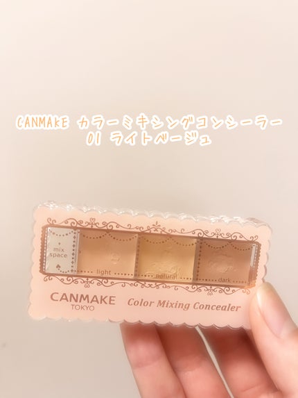 カラーミキシングコンシーラー/キャンメイク/パレットコンシーラーを使ったクチコミ(1枚目)