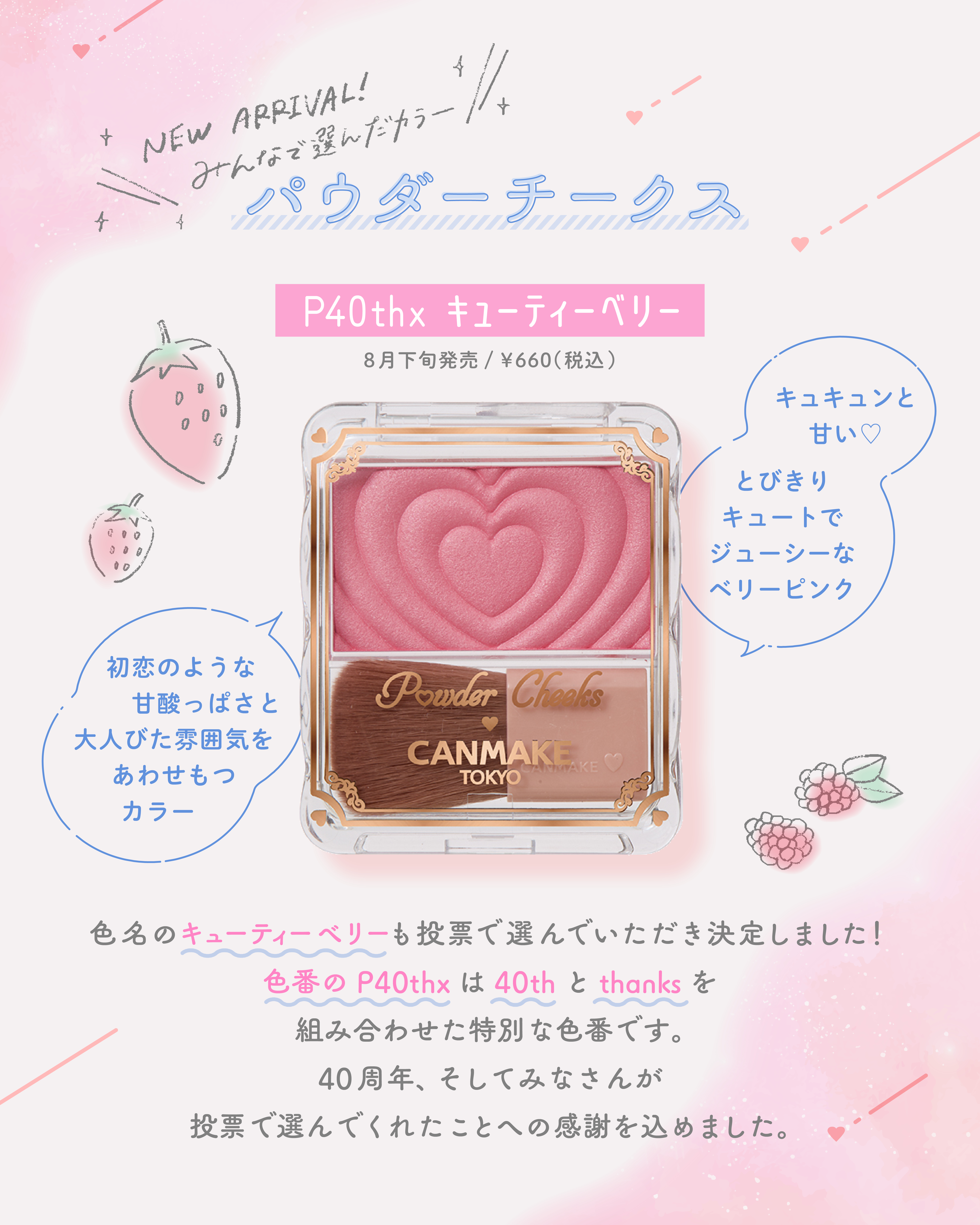 パウダーチークス/キャンメイク/パウダーチークを使ったクチコミ（3枚目）