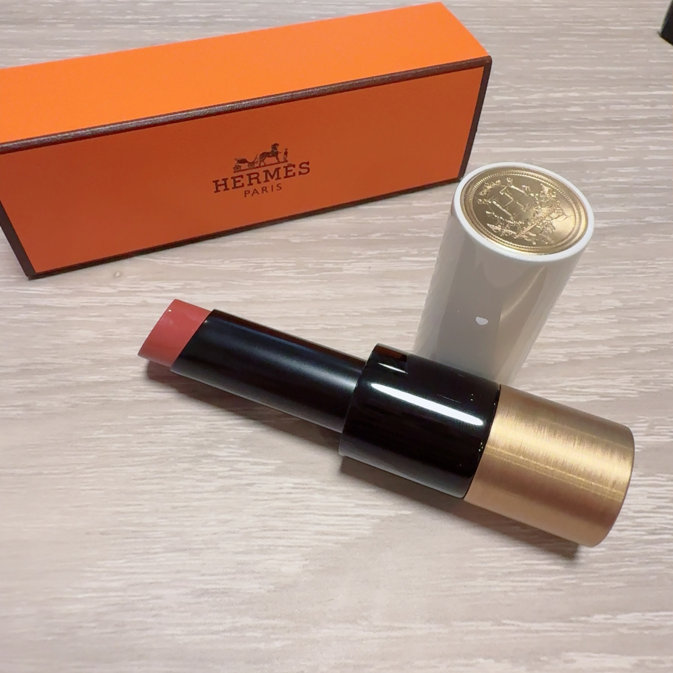 ルージュ ブリヤン シルキー/エルメス/口紅を使ったクチコミ（1枚目）