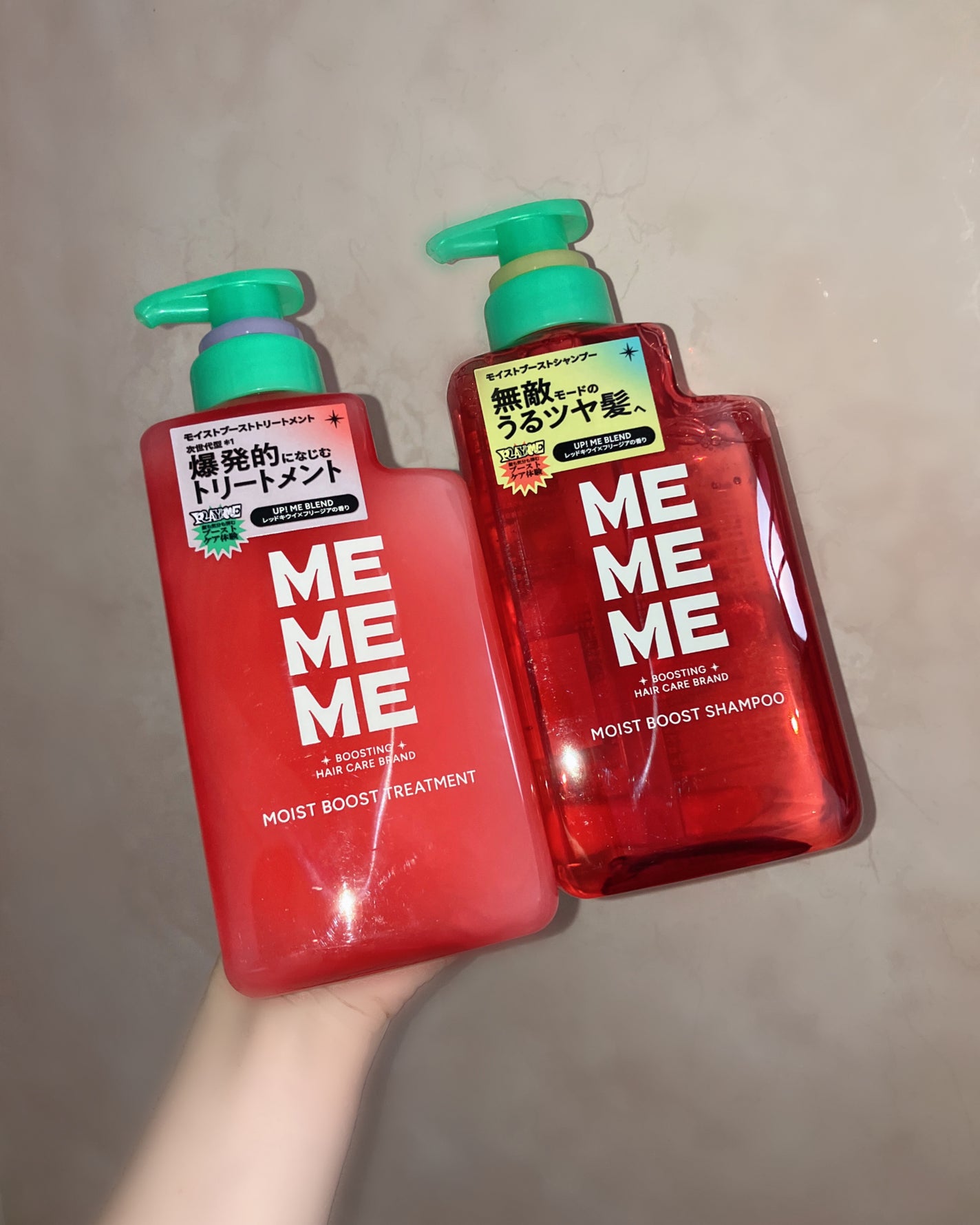 モイストブーストシャンプー/モイストブーストトリートメント/MEMEME/市販シャンプーを使ったクチコミ(1枚目)