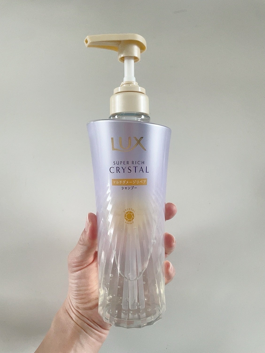 スーパーリッチクリスタル マルチダメージリペア シャンプー/トリートメント/LUX/市販シャンプーを使ったクチコミ(2枚目)
