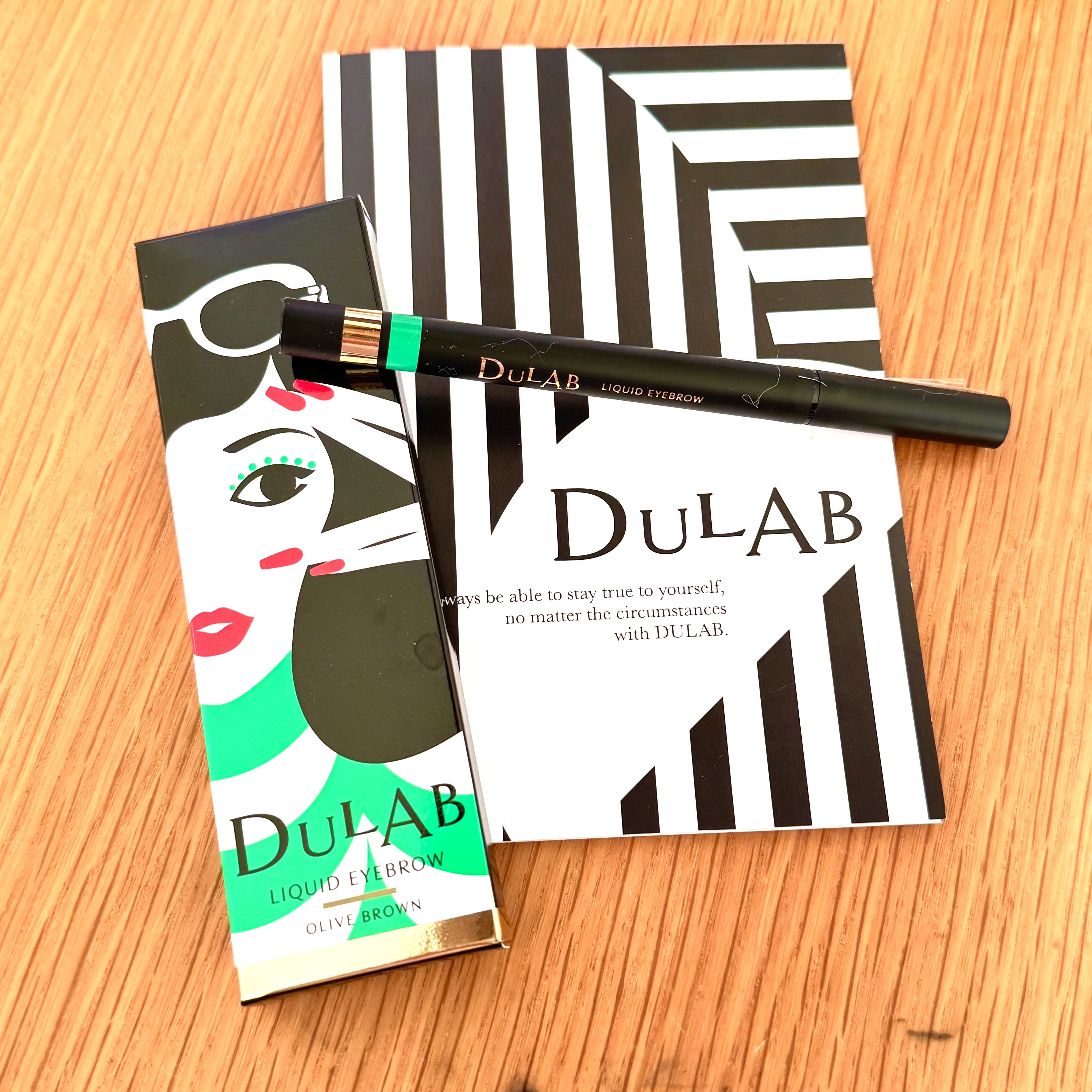 DULAB リキッドアイブロウ オリーブブラウン/DULAB/リキッドアイブロウを使ったクチコミ（1枚目）