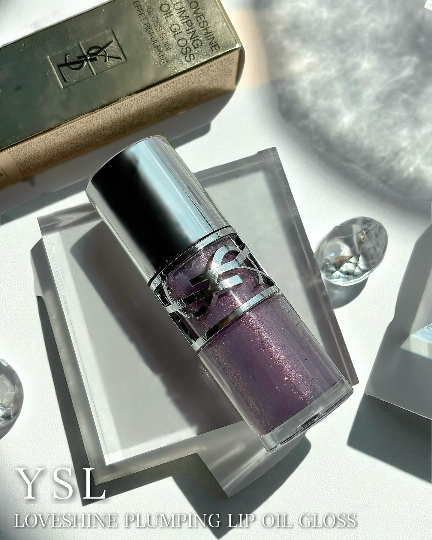 YSL ラブシャイン グロスプランパー #1 サンダー スティーラー/YVES SAINT LAURENT BEAUTE/リップグロスを使ったクチコミ（2枚目）