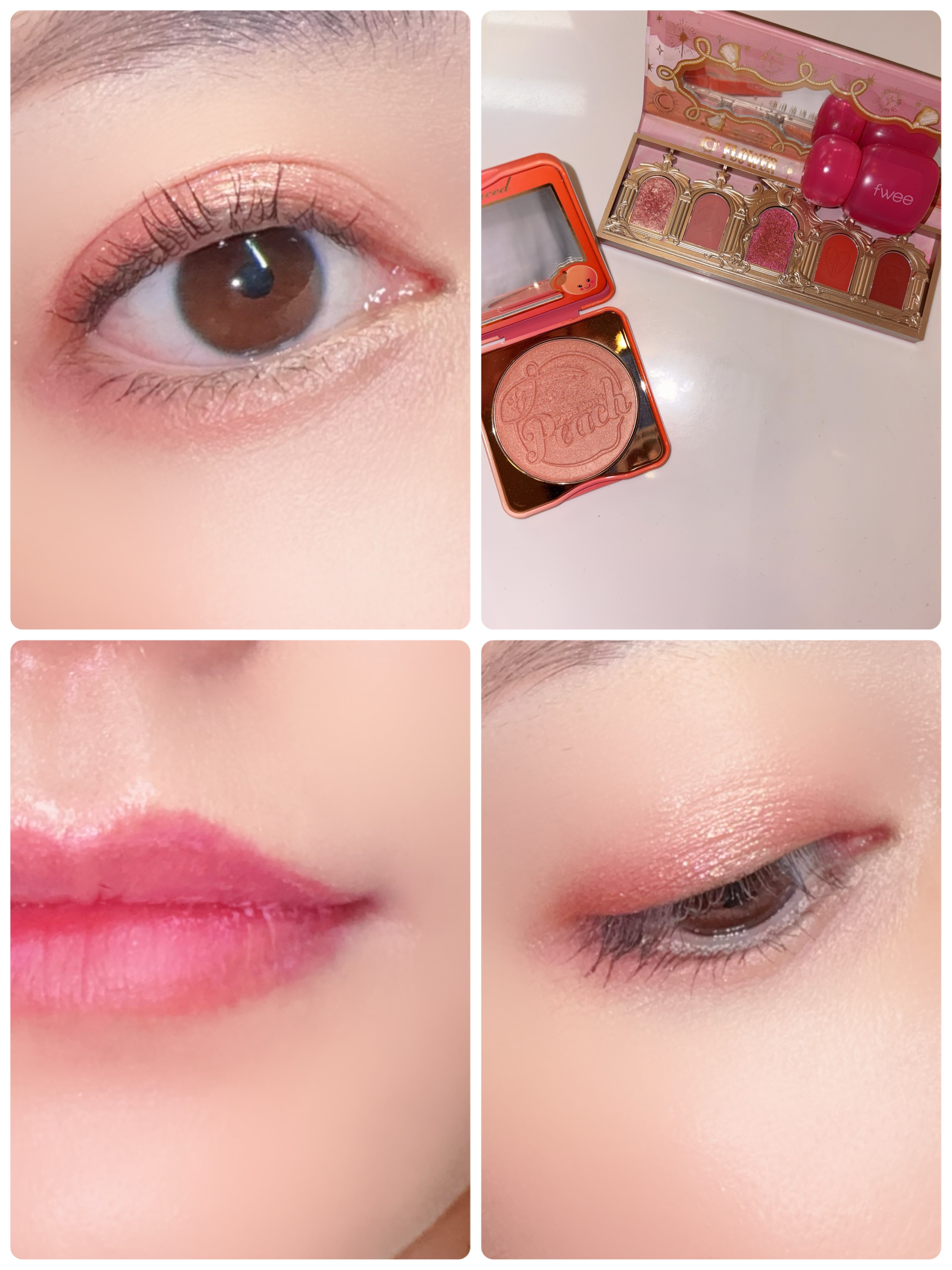 ローズユニコーンシリーズ アイシャドウパレット ジェニーズ・ローズ/FlowerKnows/アイシャドウパレットを使ったクチコミ（1枚目）