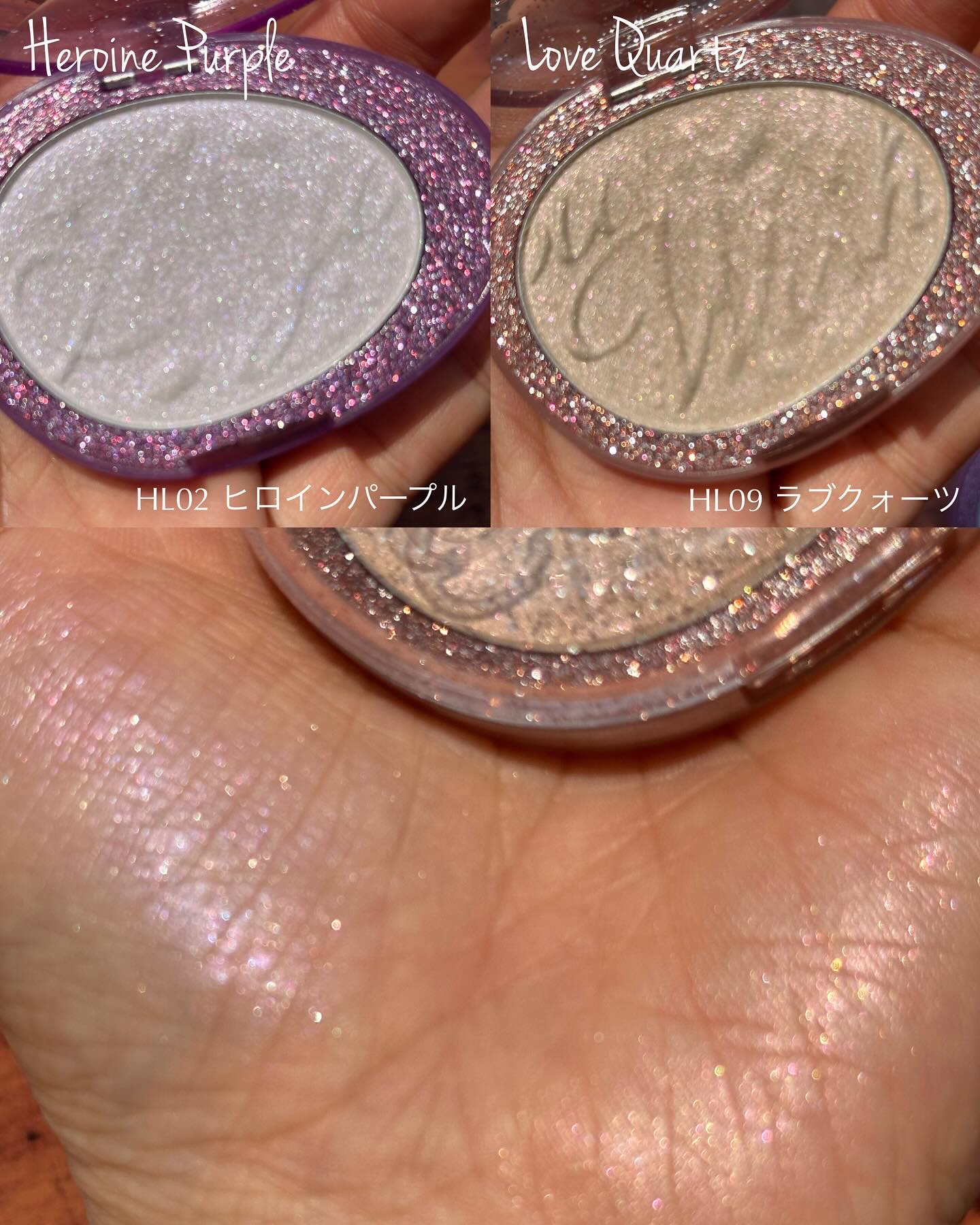 フィー グリッツストーンハイライター/fwee/パウダーハイライトを使ったクチコミ（3枚目）