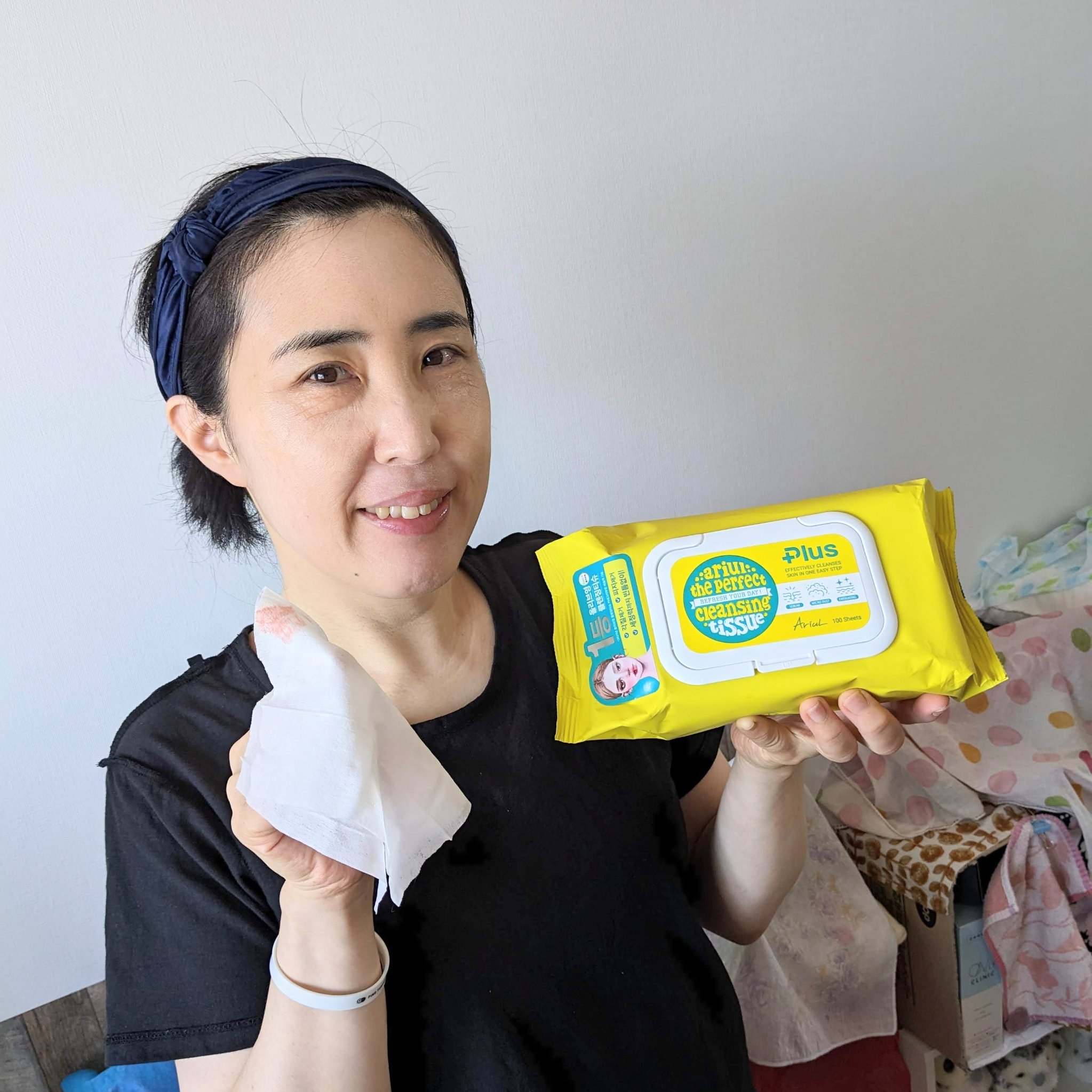 アリウルザ パーフェクトクレンジングティッシュ プラス/Ariul/クレンジングシートを使ったクチコミ（1枚目）