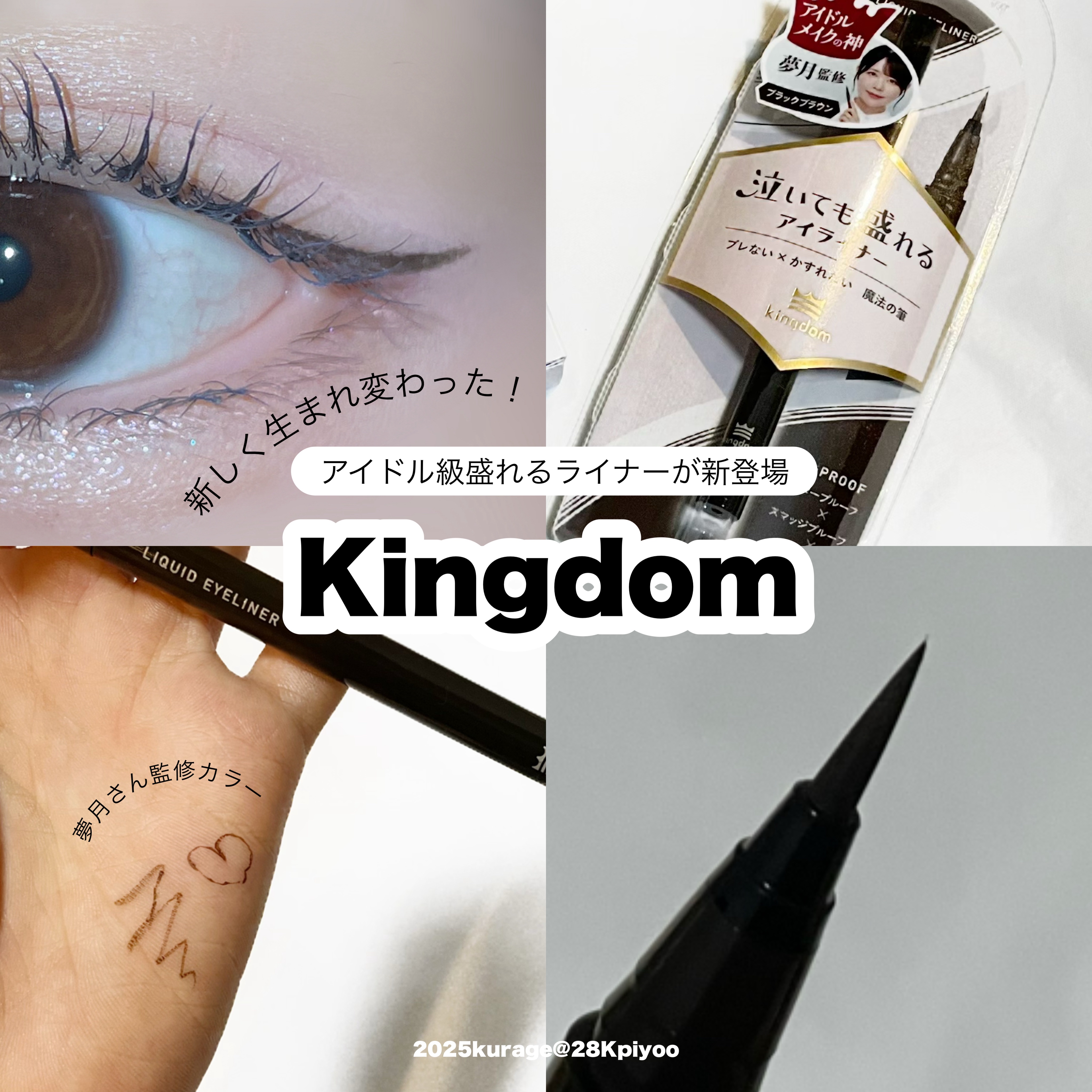 リキッドアイライナーTP/キングダム/リキッドアイライナーを使ったクチコミ（1枚目）