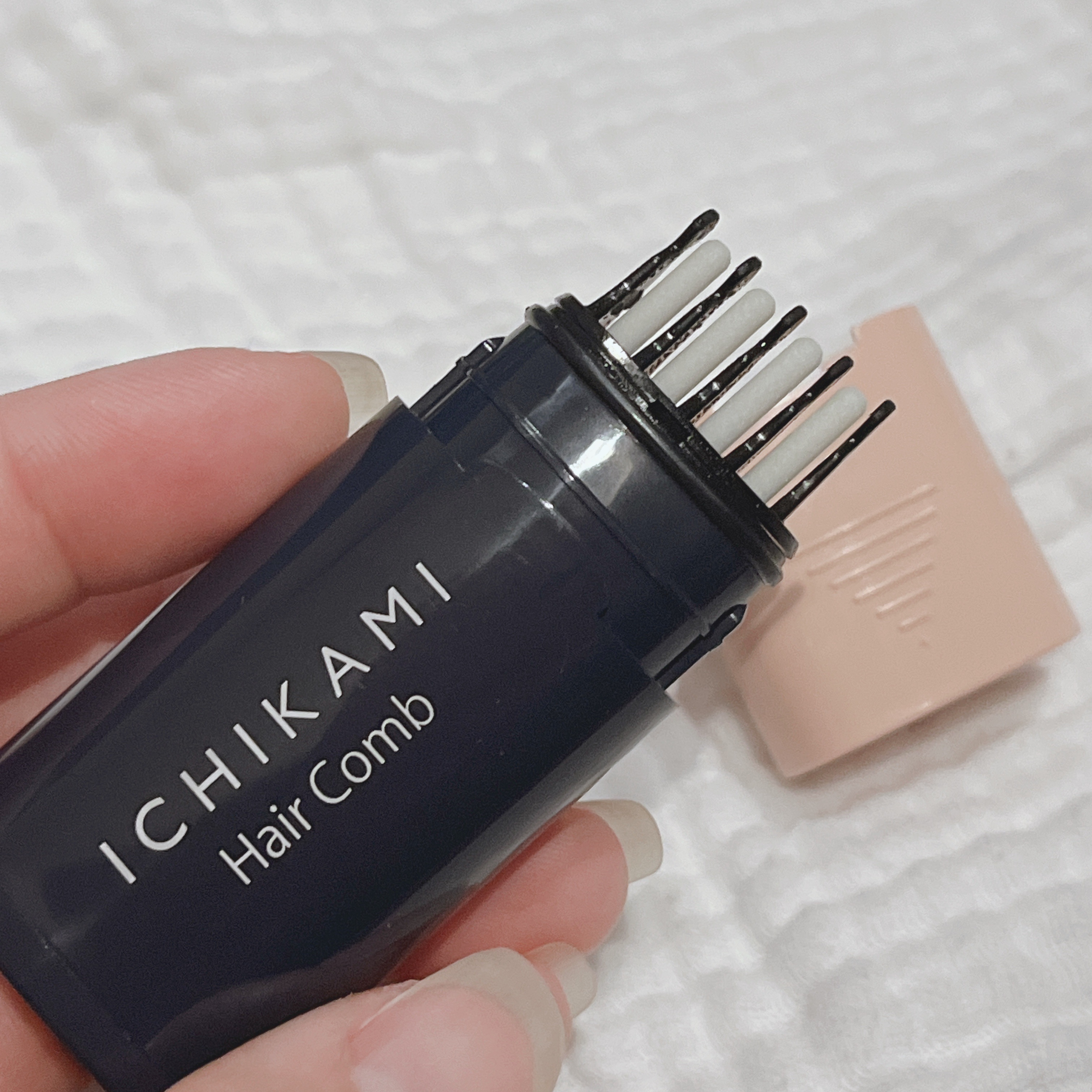 流し前髪キープコーム/いち髪/ヘアジェルを使ったクチコミ（2枚目）