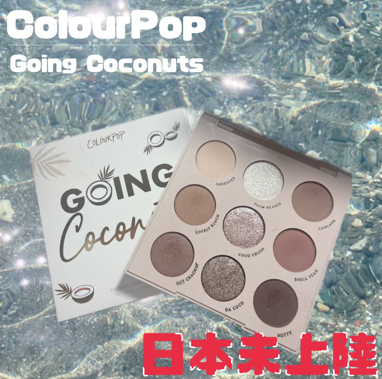 Going Coconuts Bronzed Eyeshadow Palette/ColourPop/アイシャドウパレットを使ったクチコミ（1枚目）