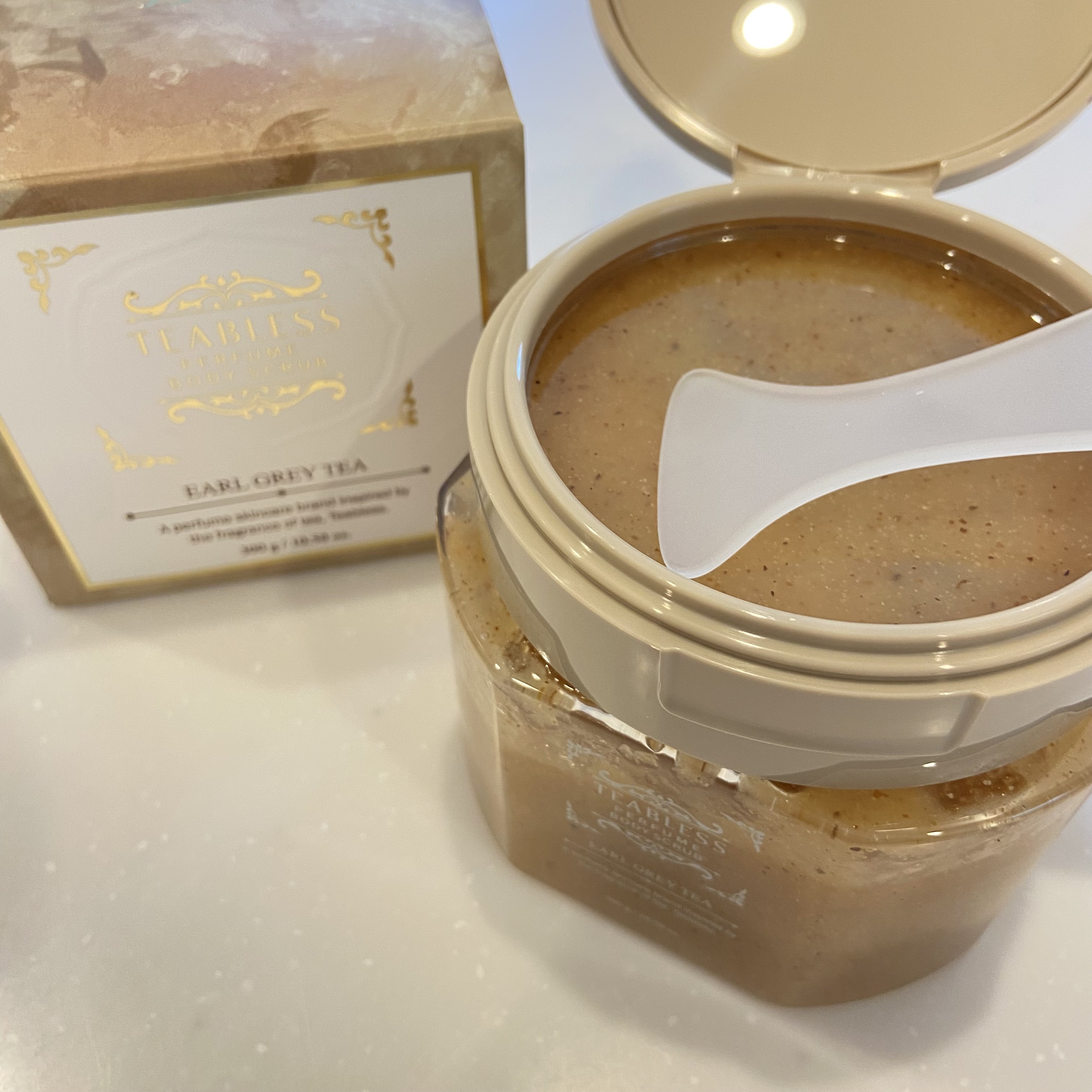 アールグレイティージャム ボディスクラブ/TEABLESS/ボディスクラブを使ったクチコミ（1枚目）