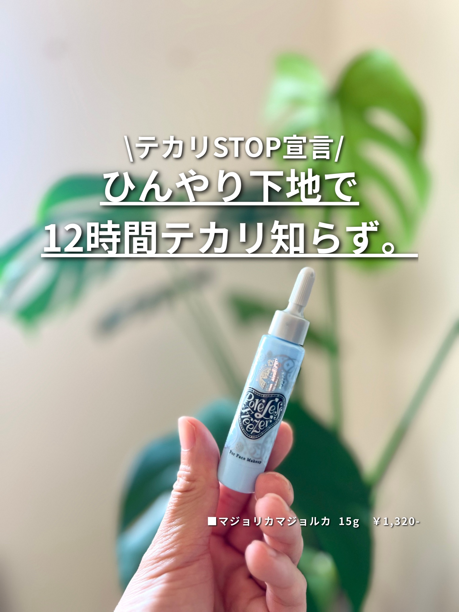 ポアレスフリーザー/MAJOLICA MAJORCA/化粧下地を使ったクチコミ（1枚目）