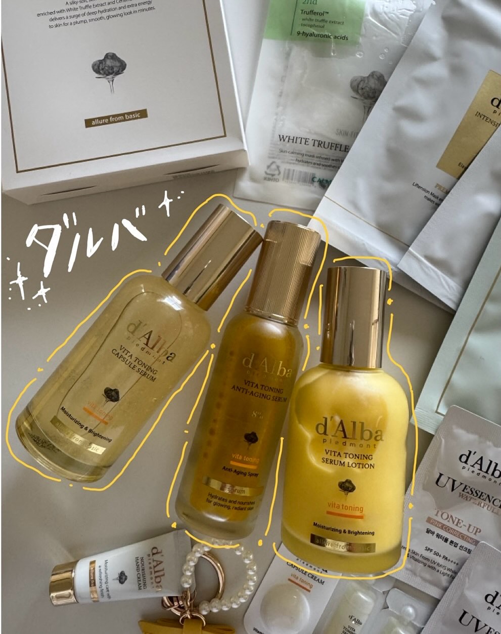 ビタトーニングカプセルセラム/ダルバ/美容液を使ったクチコミ（1枚目）