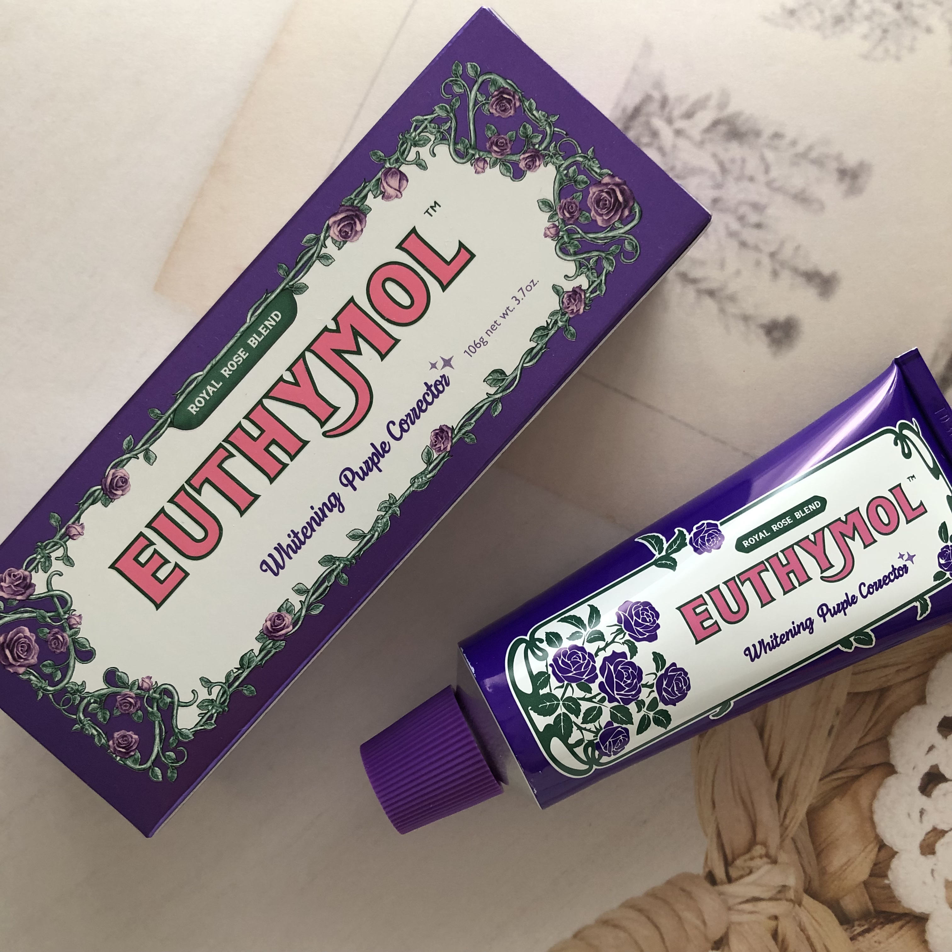 パープルコレクターロイヤルローズブレンド/EUTHYMOL/歯磨き粉を使ったクチコミ（1枚目）