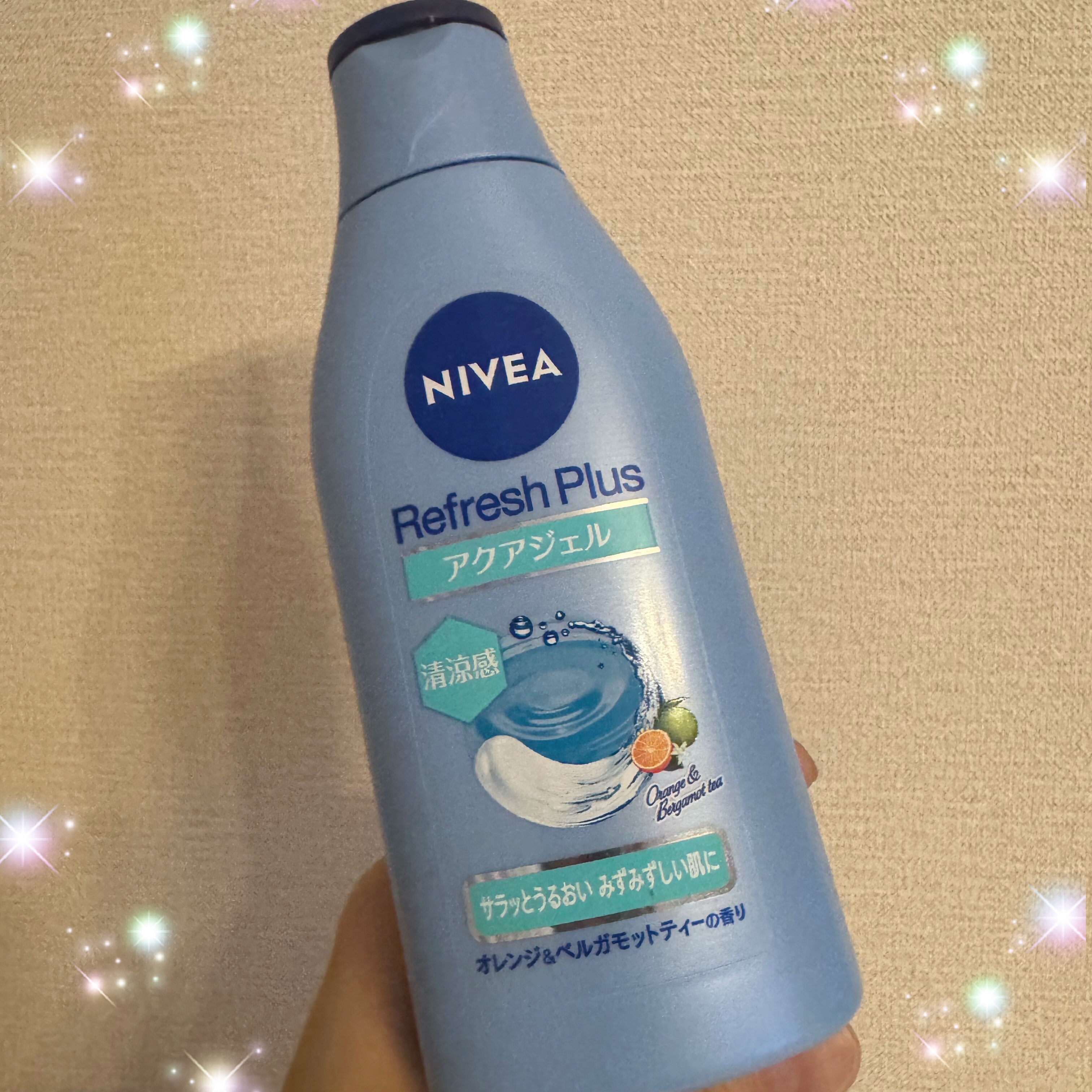 ニベア リフレッシュプラス アクアモイスチャー ボディジェル/ニベア/ボディローションを使ったクチコミ（1枚目）