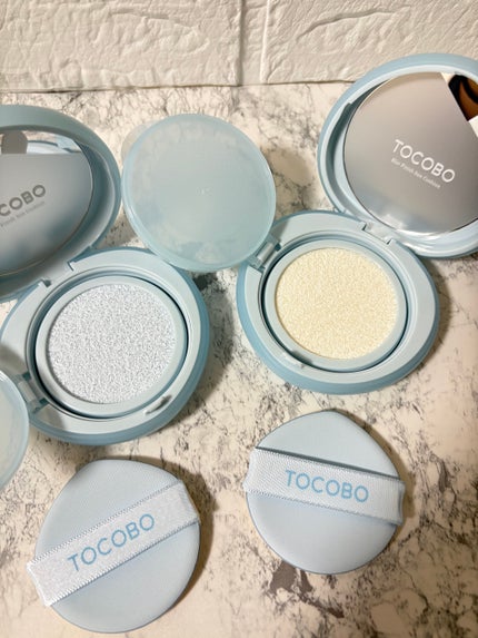 ブラーフィニッシュサンクッション/TOCOBO/日焼け止めパウダーを使ったクチコミ(4枚目)