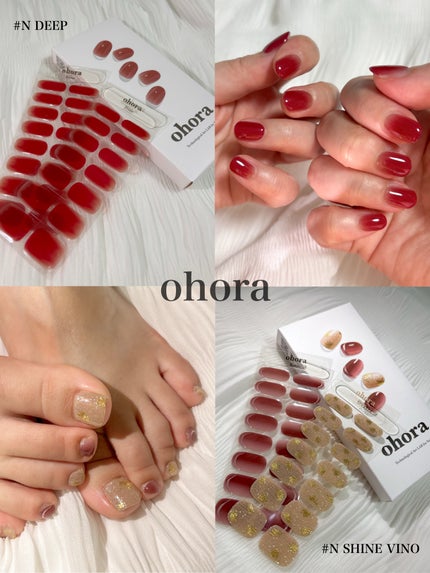 セミキュアジェルネイル(ハンド)/ohora/ネイルシールを使ったクチコミ(2枚目)