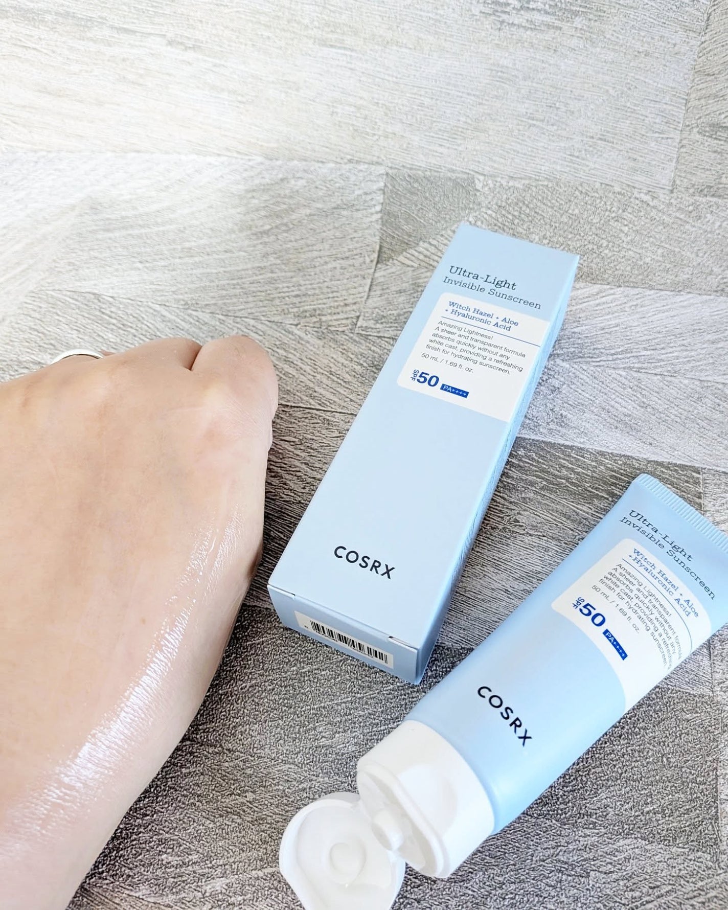 ウルトラライト透明UVクリーム/COSRX/日焼け止めクリームを使ったクチコミ(5枚目)