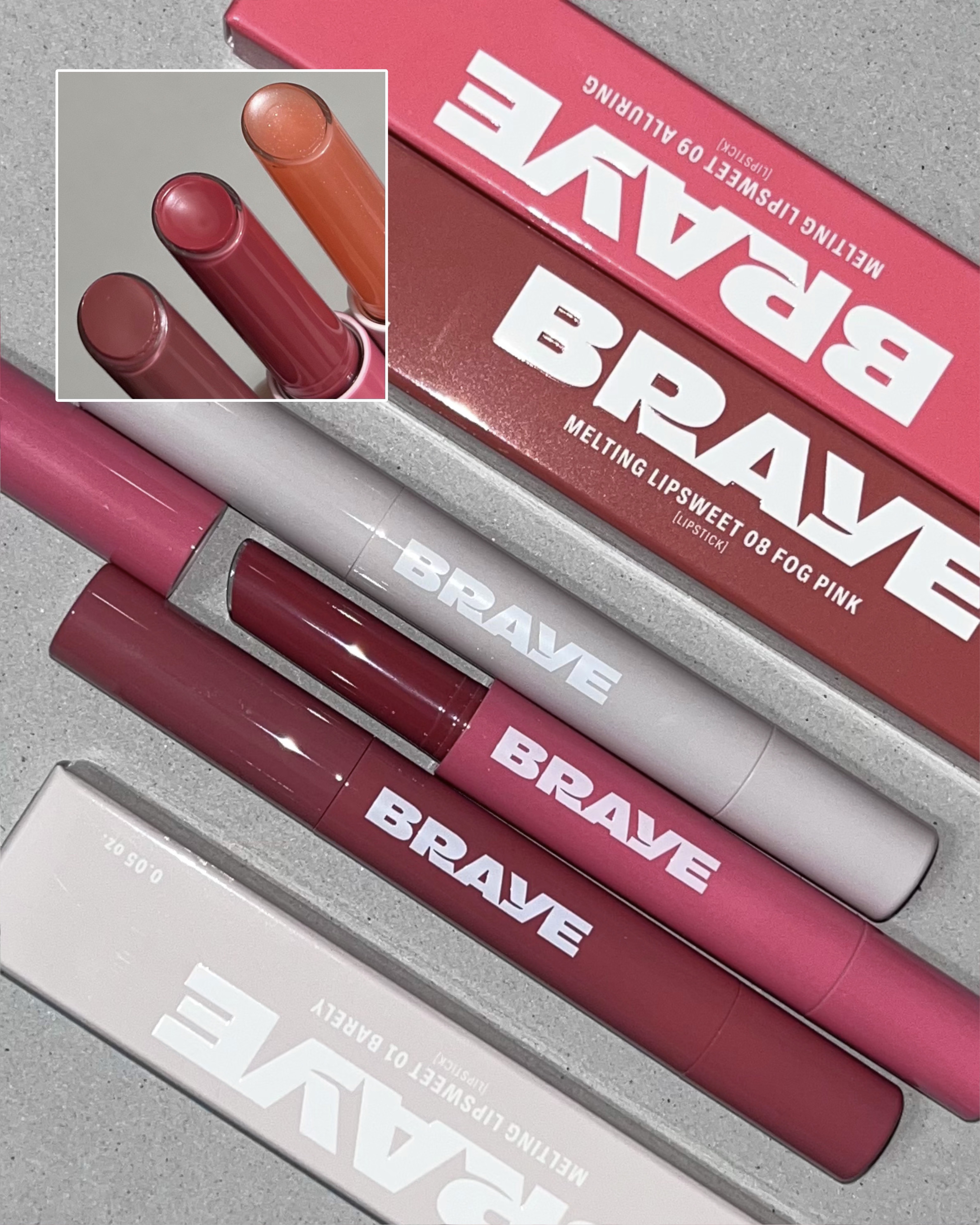 メルティングリップスウィート/BRAYE/口紅を使ったクチコミ（1枚目）