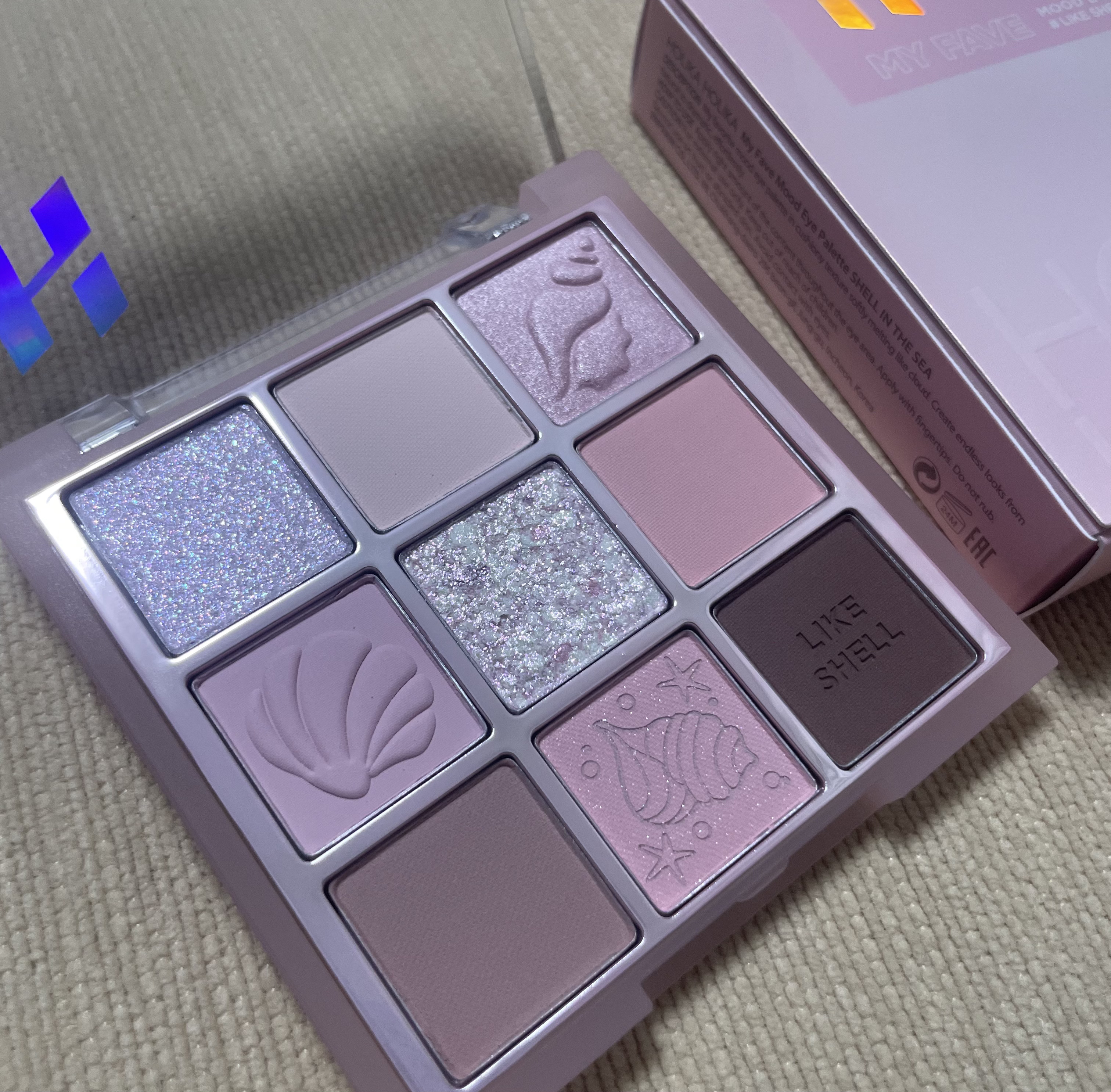 マイフェイブムードアイパレット 9カラー/HOLIKA HOLIKA/アイシャドウパレットを使ったクチコミ（2枚目）