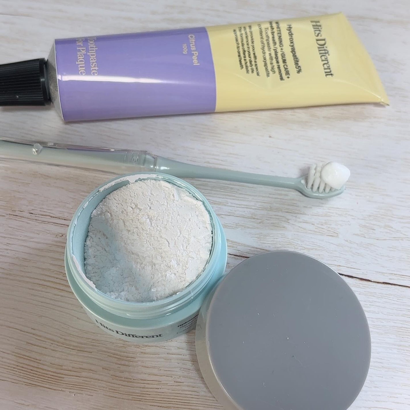 ヒッツディファレント トゥースペースト フォー プラーク/Hits Different/歯磨き粉を使ったクチコミ(4枚目)