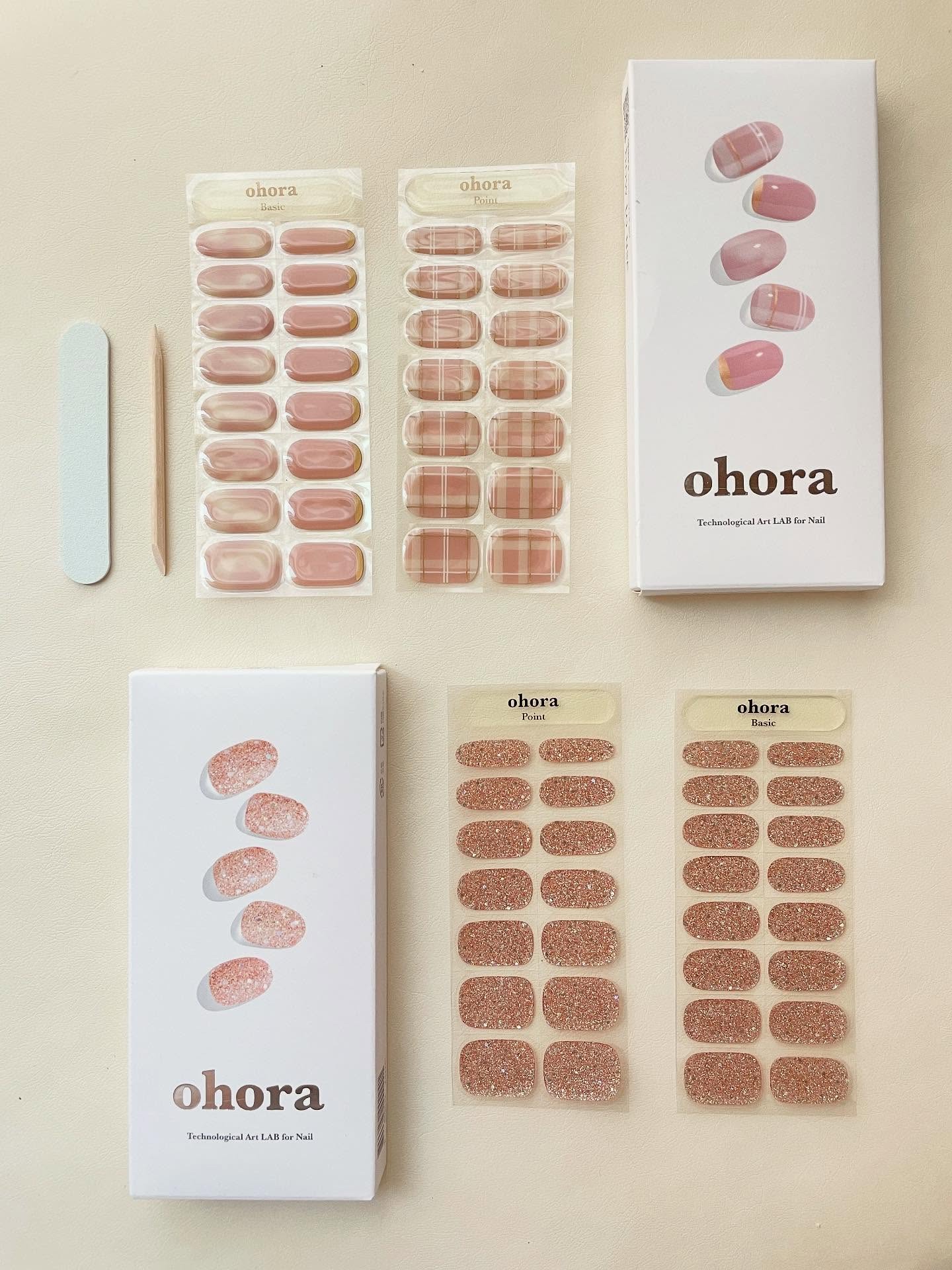 セミキュアジェルネイル（ハンド）/ohora/ネイルシールを使ったクチコミ（2枚目）