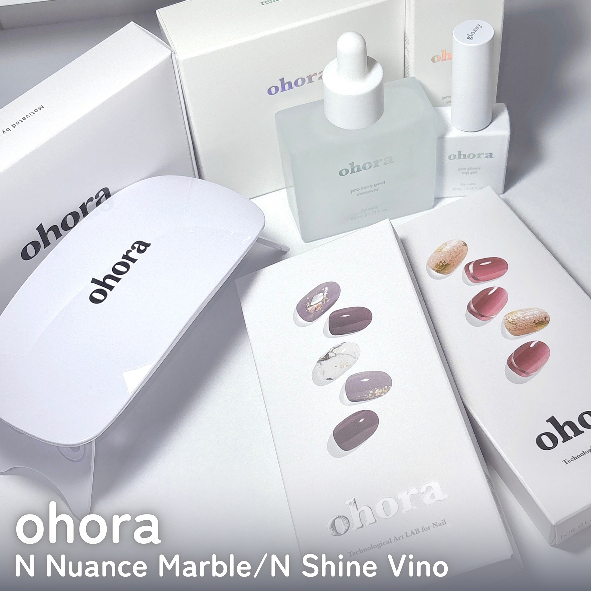 セミキュアジェルネイル（ハンド）/ohora/ネイルシールを使ったクチコミ（2枚目）