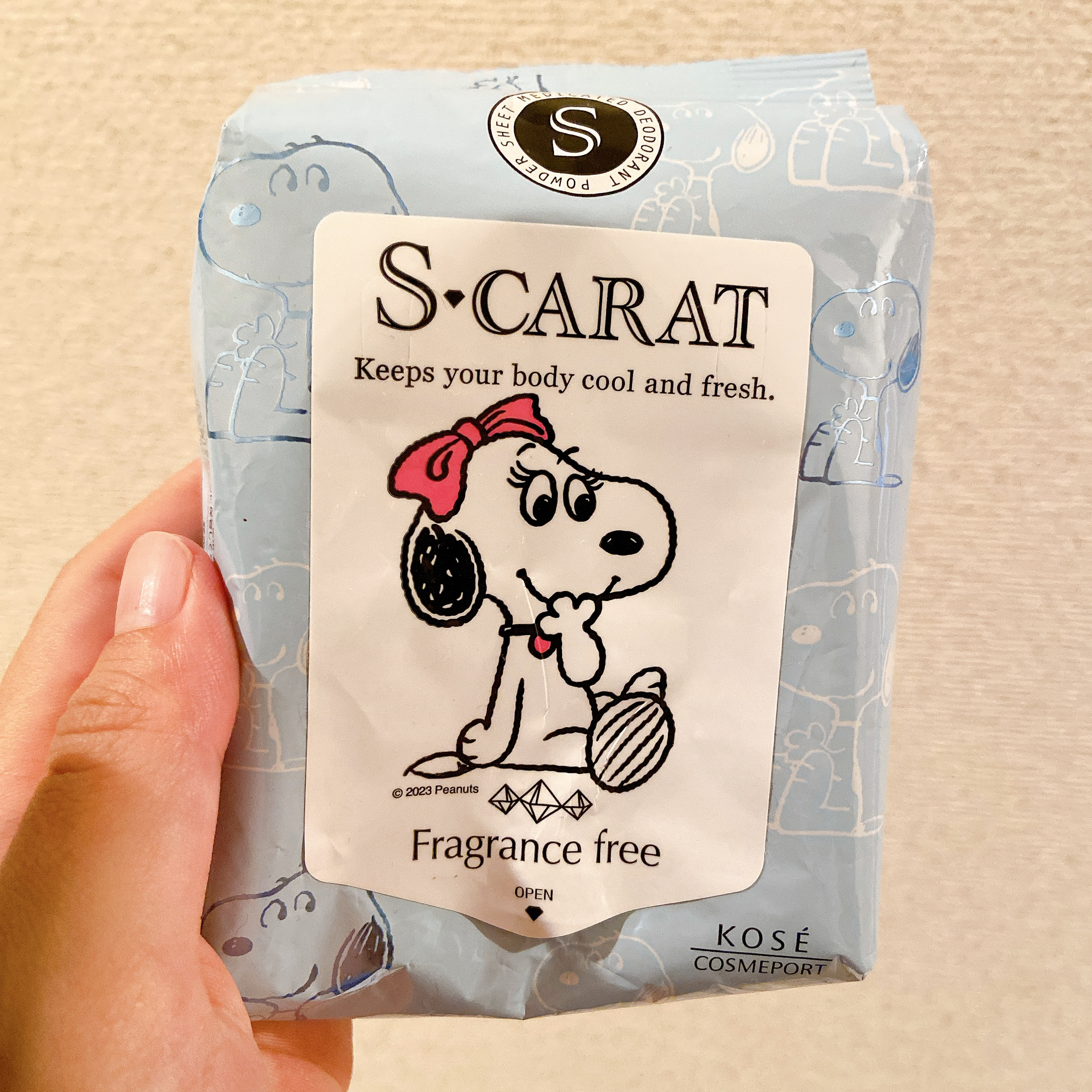 薬用デオドラント パウダーシート（無香料）/エスカラット/ボディシートを使ったクチコミ（3枚目）