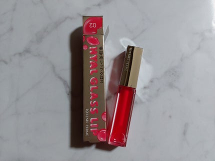 キスミー フェルム ヒアルガラスリップ/キスミー フェルム/リップグロスを使ったクチコミ(5枚目)