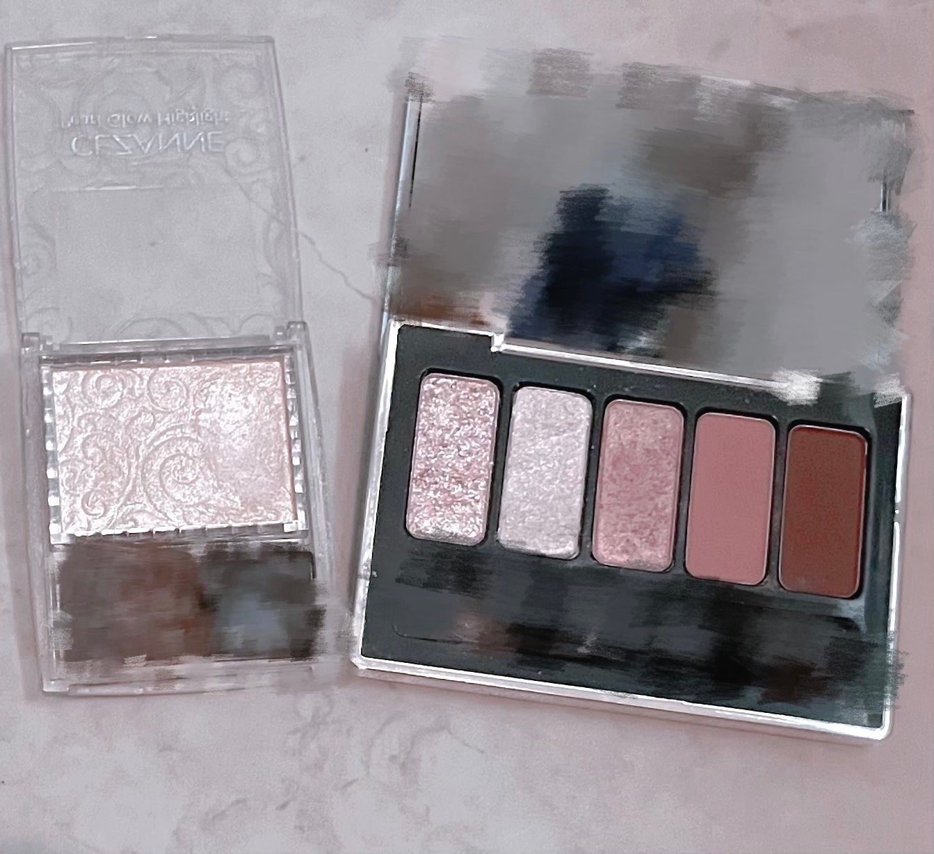 パールグロウハイライト/CEZANNE/パウダーハイライトを使ったクチコミ(2枚目)