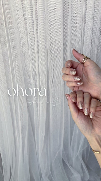 セミキュアジェルネイル(ハンド)/ohora/ネイルシールを使ったクチコミ(1枚目)